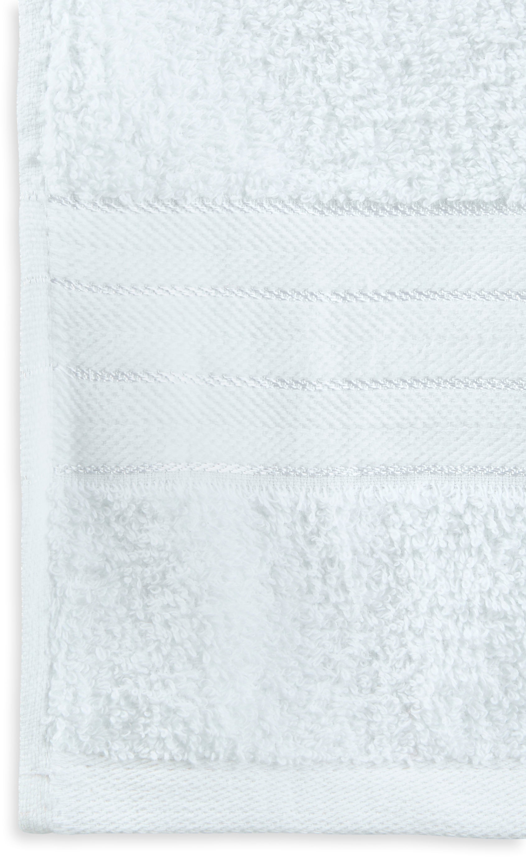 Emotion Handtuch Set »Uni«, (8 St., 2 Badetücher-2 Gästetücher-2 Handtücher-2 Waschlappen), Baumwolle, Walkfrottee, Bordüre, 500 GSM, Einfarbig, ohne Aufhängung