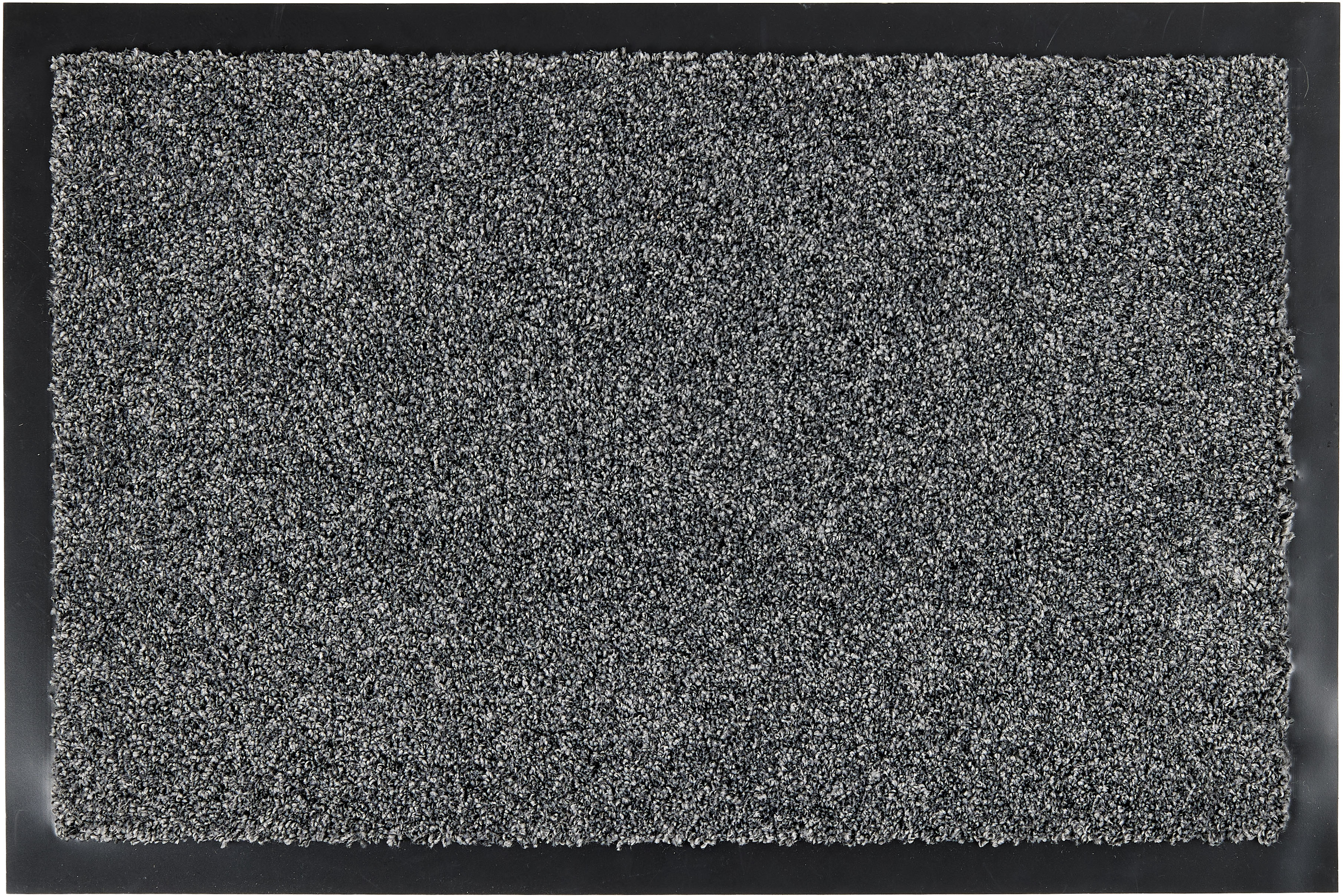 Fußmatte ASTRA, B:120cm H:10mm L:180cm, grau, Kunstfaser, Flur, Teppiche, "Calcite", Türmatte, Sauberlaufmatte, rutschfest, meliert, nimmt Schmutz auf