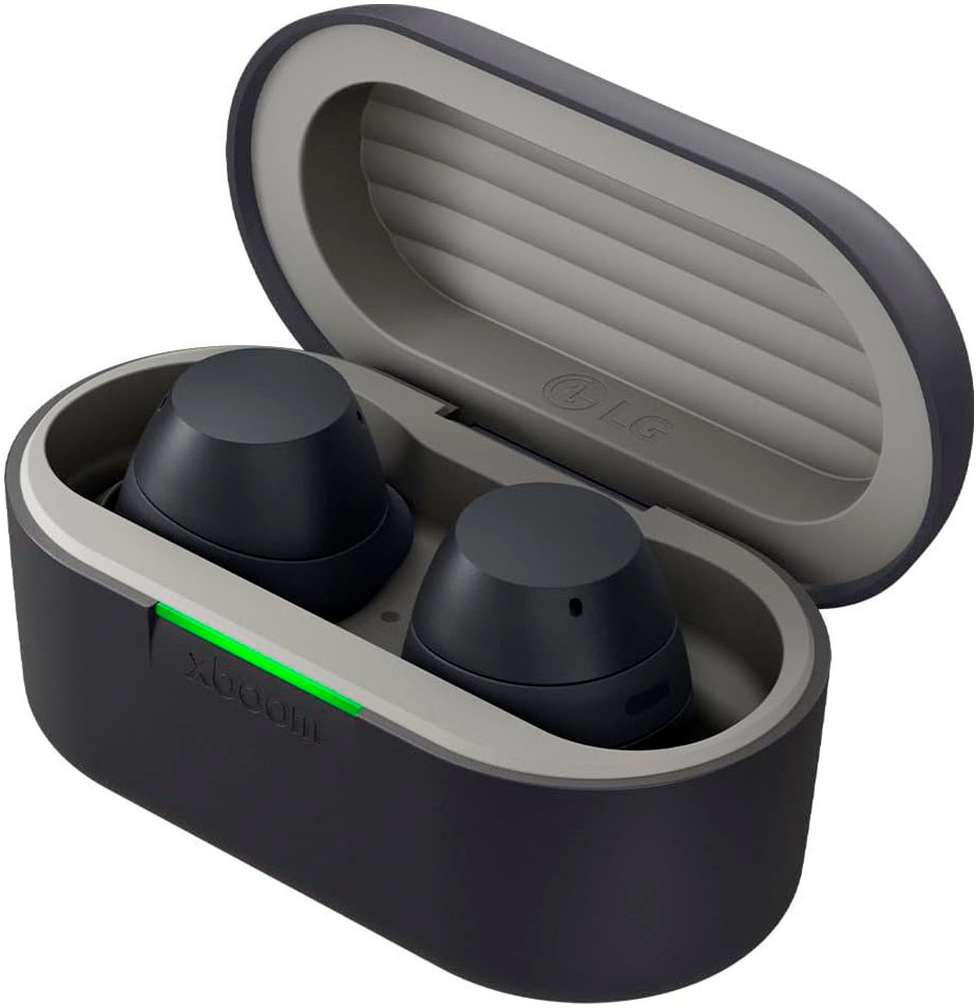 LG Kopfhörer »xboom Buds«, Bluetooth, Active Noise Cancelling (ANC), In-Ear-Kopfhörer mit ANC, Signature Sound und Graphen Treiber