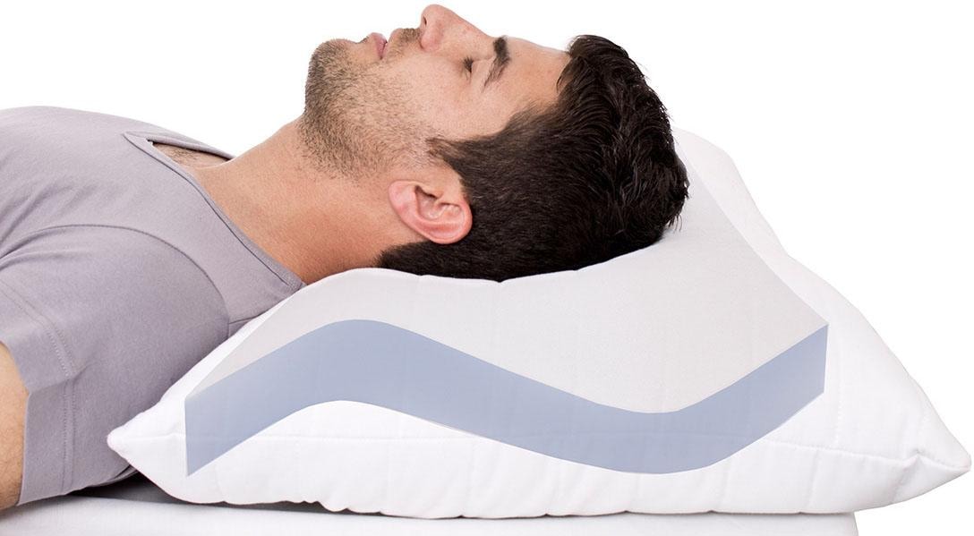 KBT Bettwaren Anti-Schnarch Kissen »Form-Line Anti Schnarch«, speziell für Rückenschläfer & Seitenschläfer