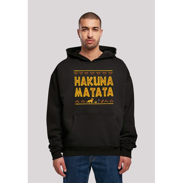 F4NT4STIC Kapuzenpullover »König der Löwen Hakuna Matata«, Herren,Premium  Merch,Oversize,Kapuzenpullover,Bedruckt ▷ bestellen | BAUR