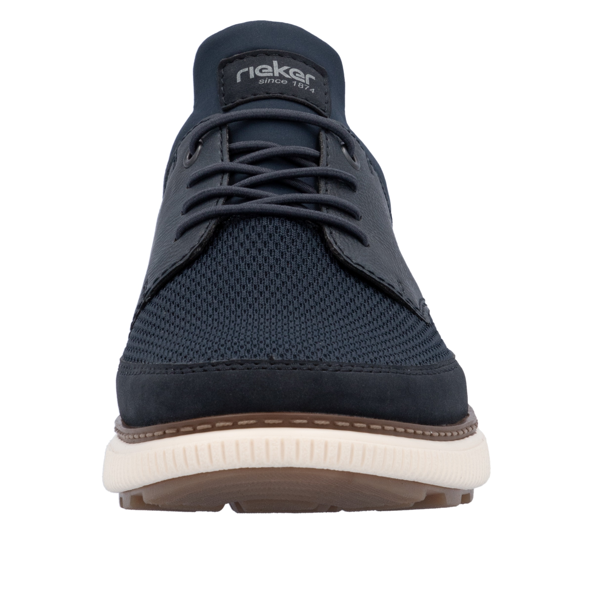 Rieker Slip-On Sneaker Bleu Foncé/Cognac 45 3