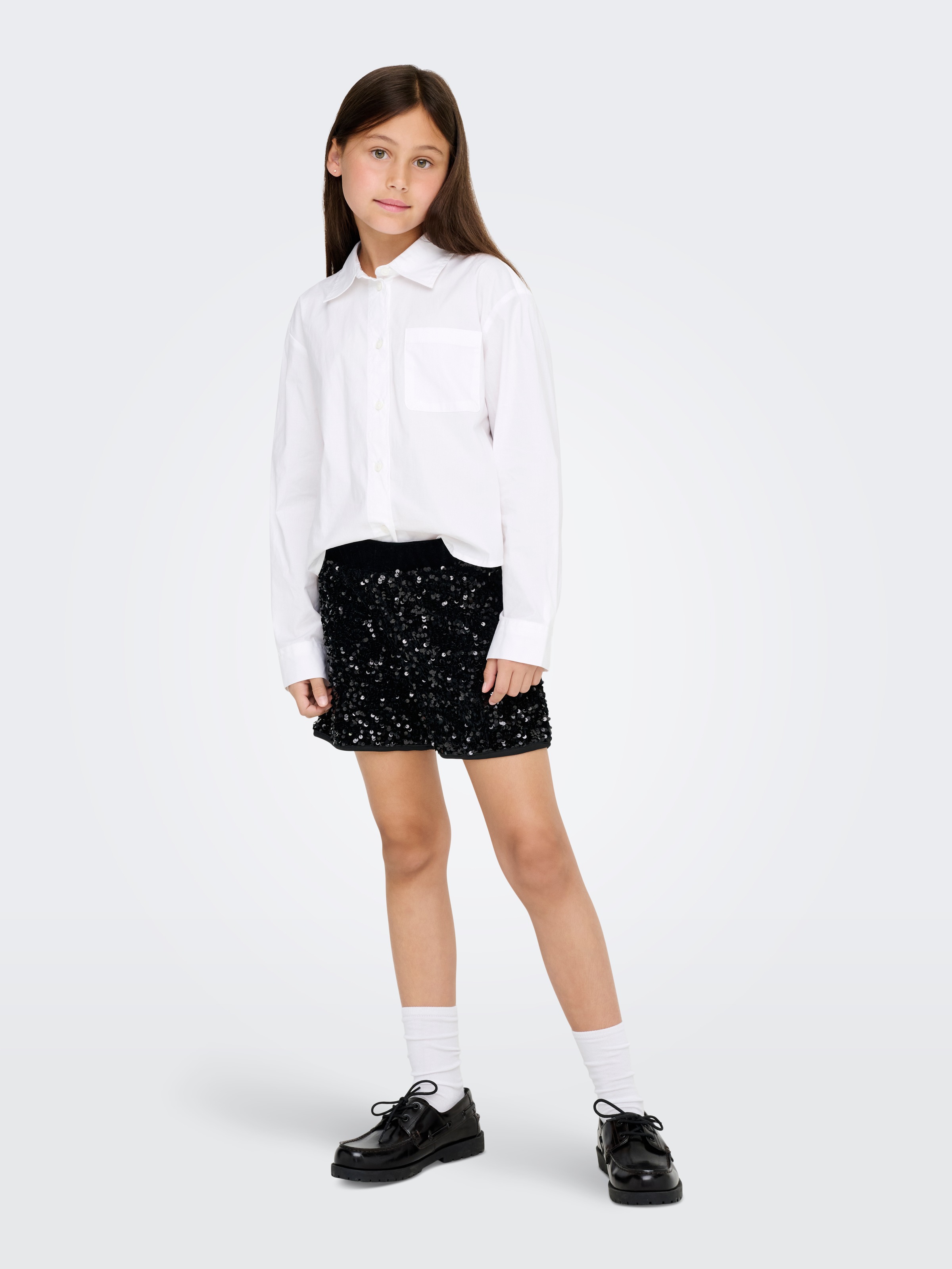 KIDS ONLY Shorts »KOGCONFIDENCE SEQUIN SHORTS JRS«  Materialmix, regular fit