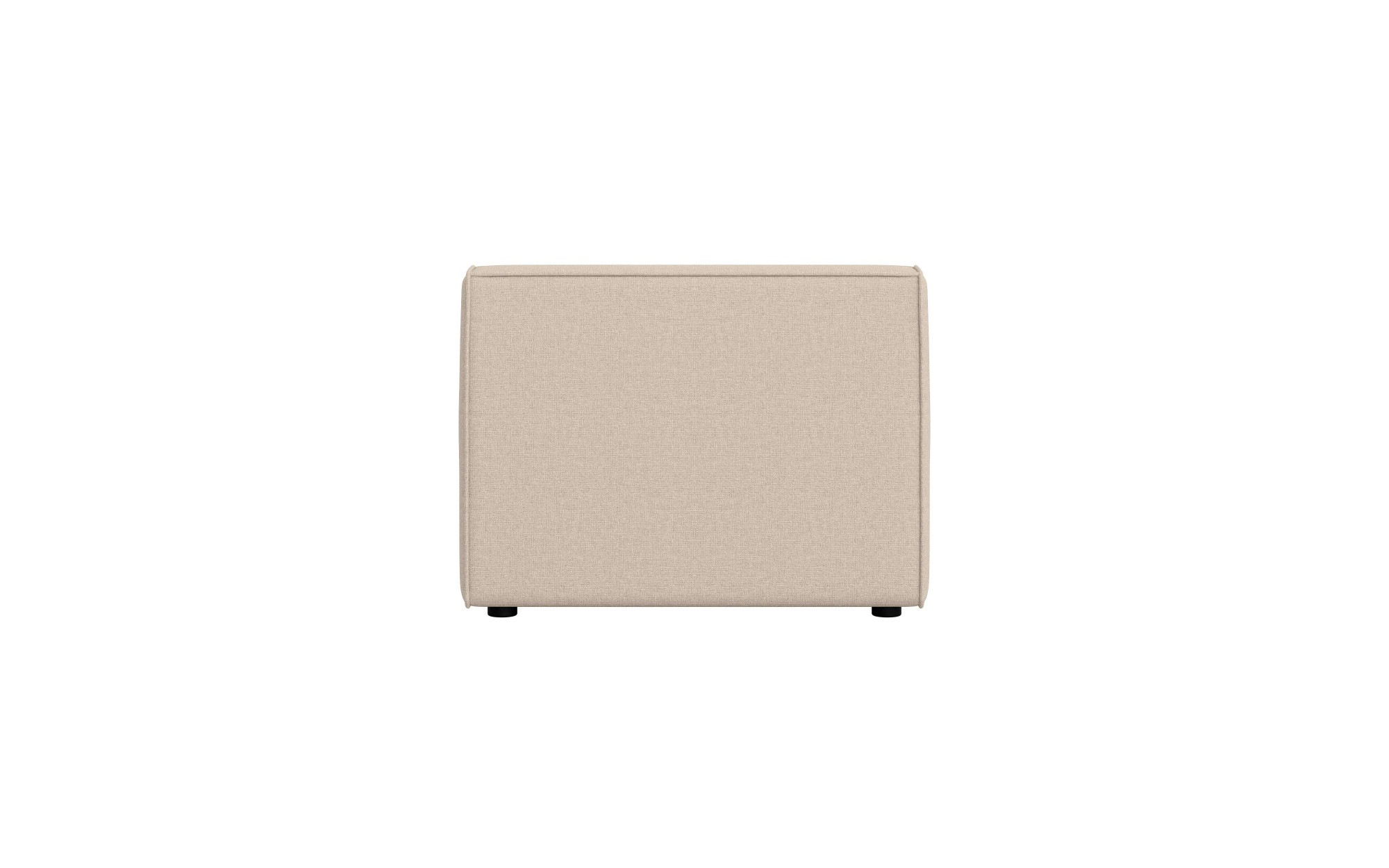 OTTO home Sessel »Bequemer Sessel Cavan, Maße B/T/H: 90/90/72 cm« ohne Armlehne, mit Wellenunterfederung, auch in Bouclé