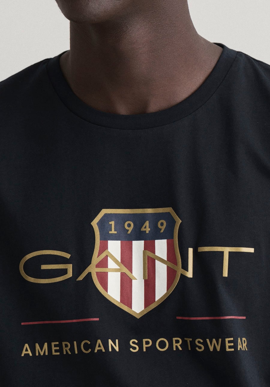Gant T-Shirt »D2. ARCHIVE SHIELD SS T-SHIRT«, mit großem Markenlogo-Aufdruck