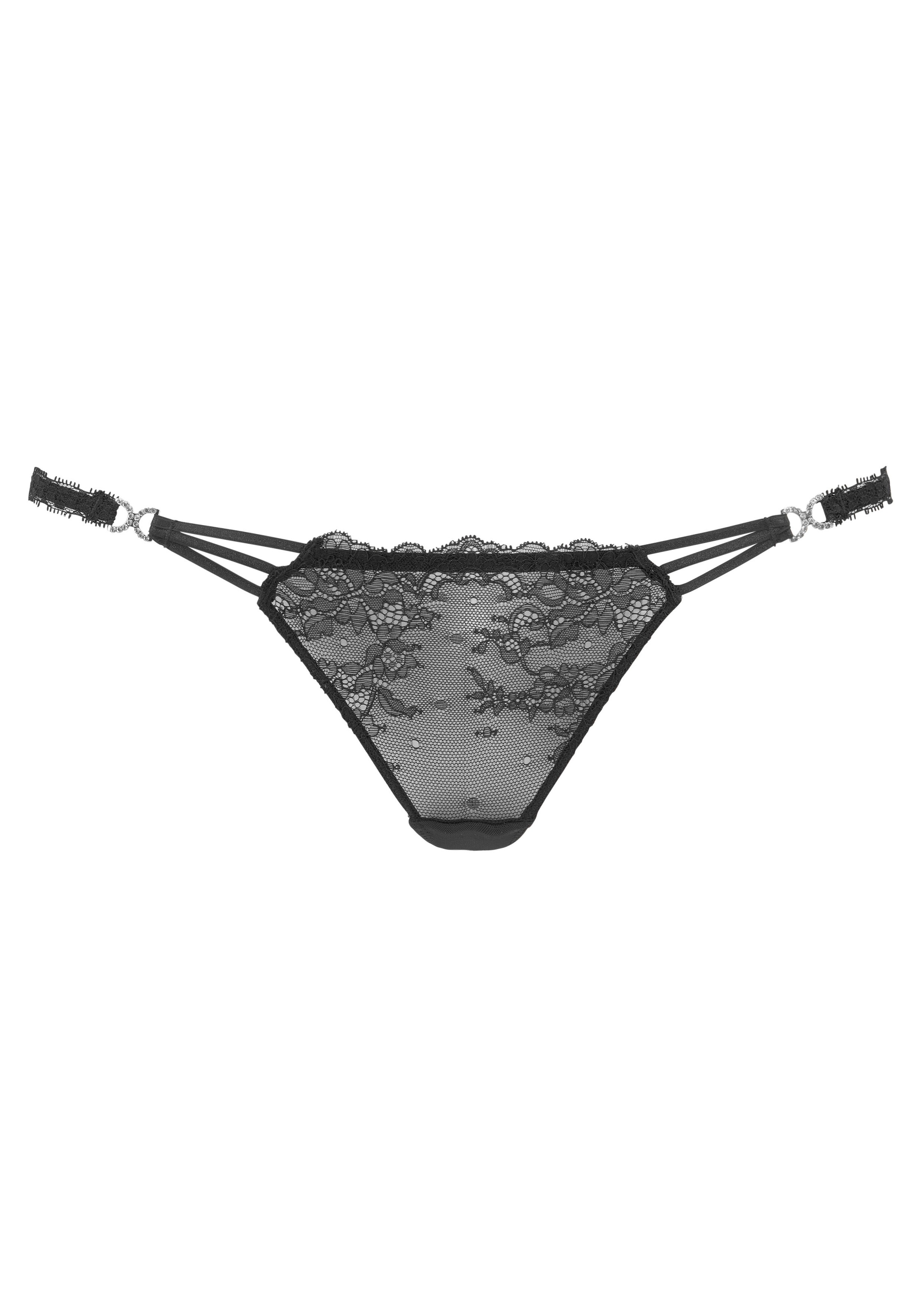 LASCANA String, mit dekorativen Strass-Schnallen günstig online kaufen