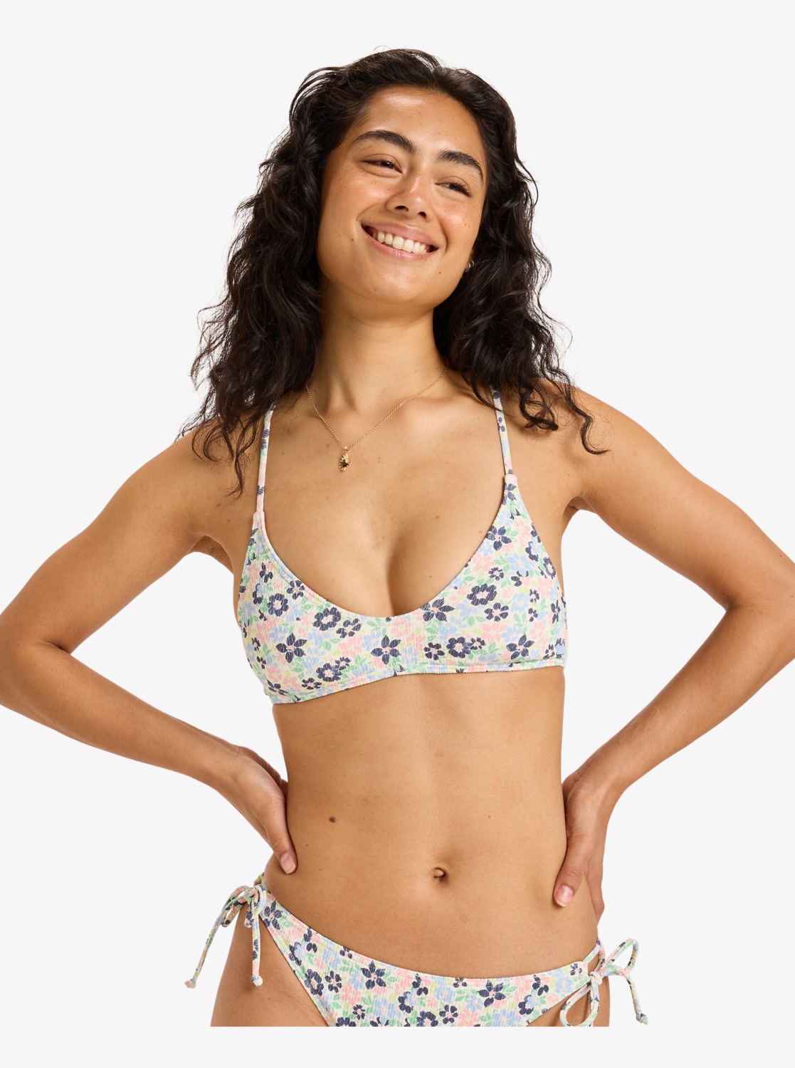 Roxy Bandeau-Bikini-Top "Wild Floral" günstig online kaufen