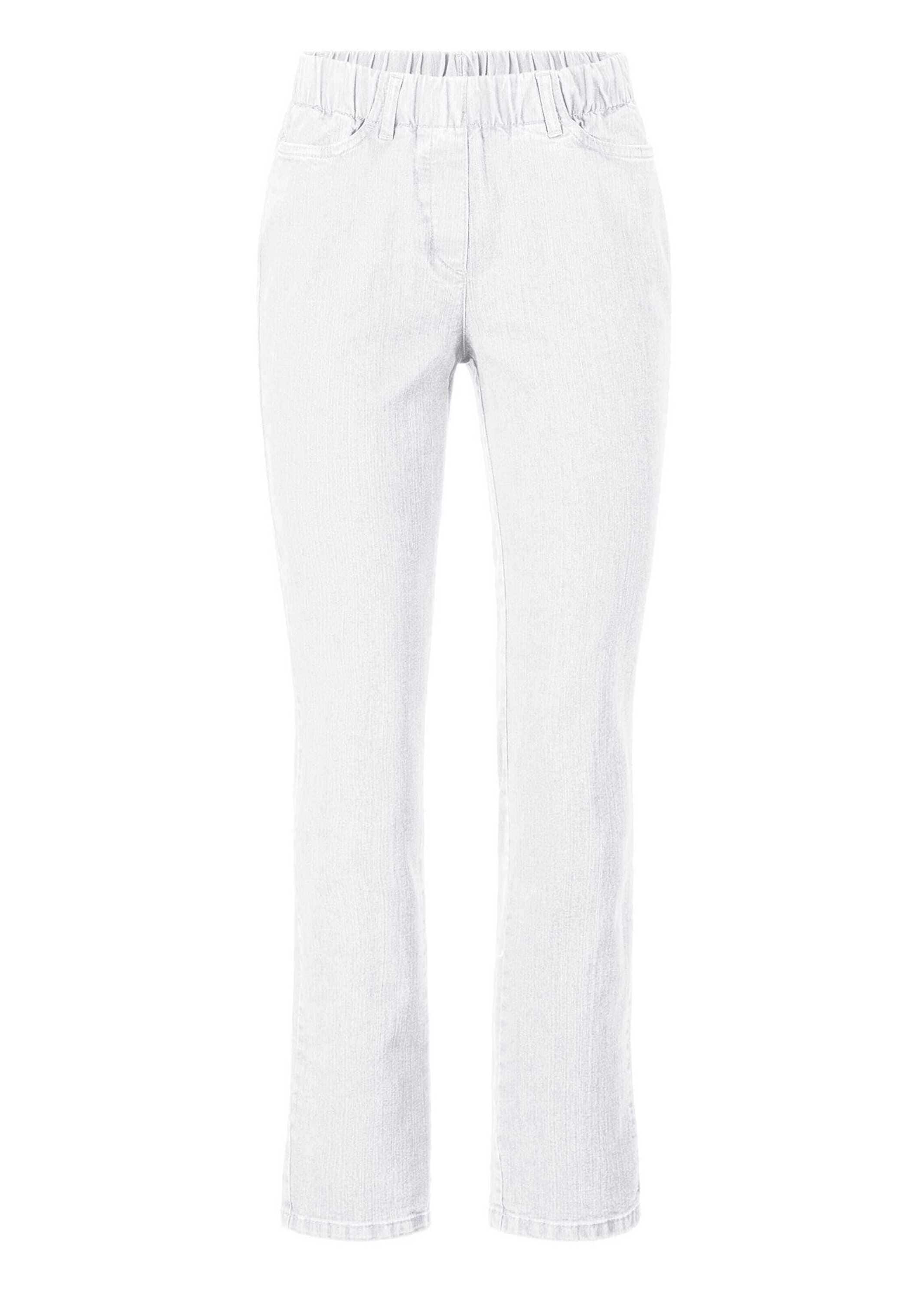 GOLDNER Regular-fit-Jeans "Klassische Jeansschlupfhose LOUISA" Dehnbar in jede Richtung