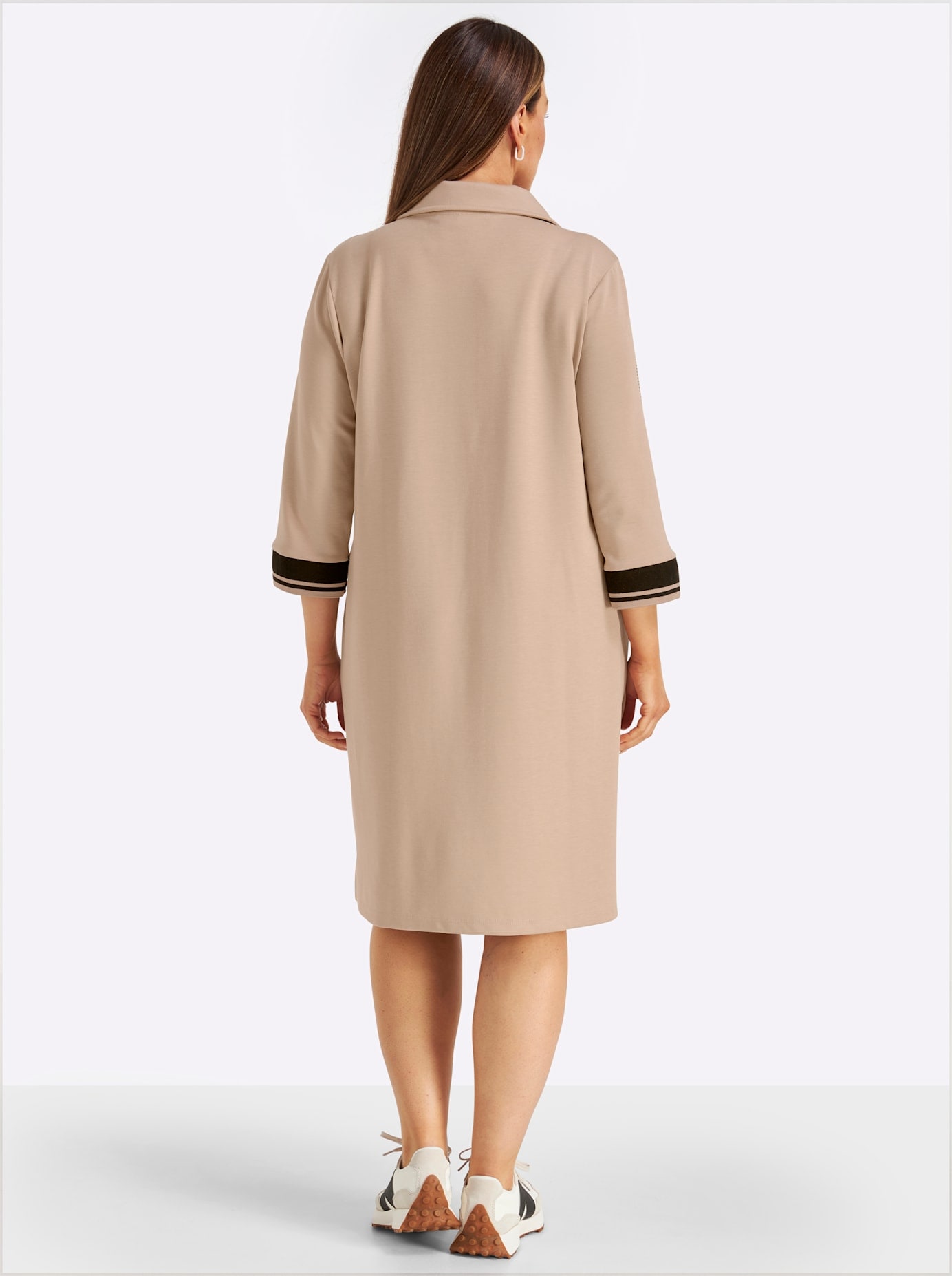 creation L Shirtkleid »Modal-Mix-Kleid« Reißverschlusstasche