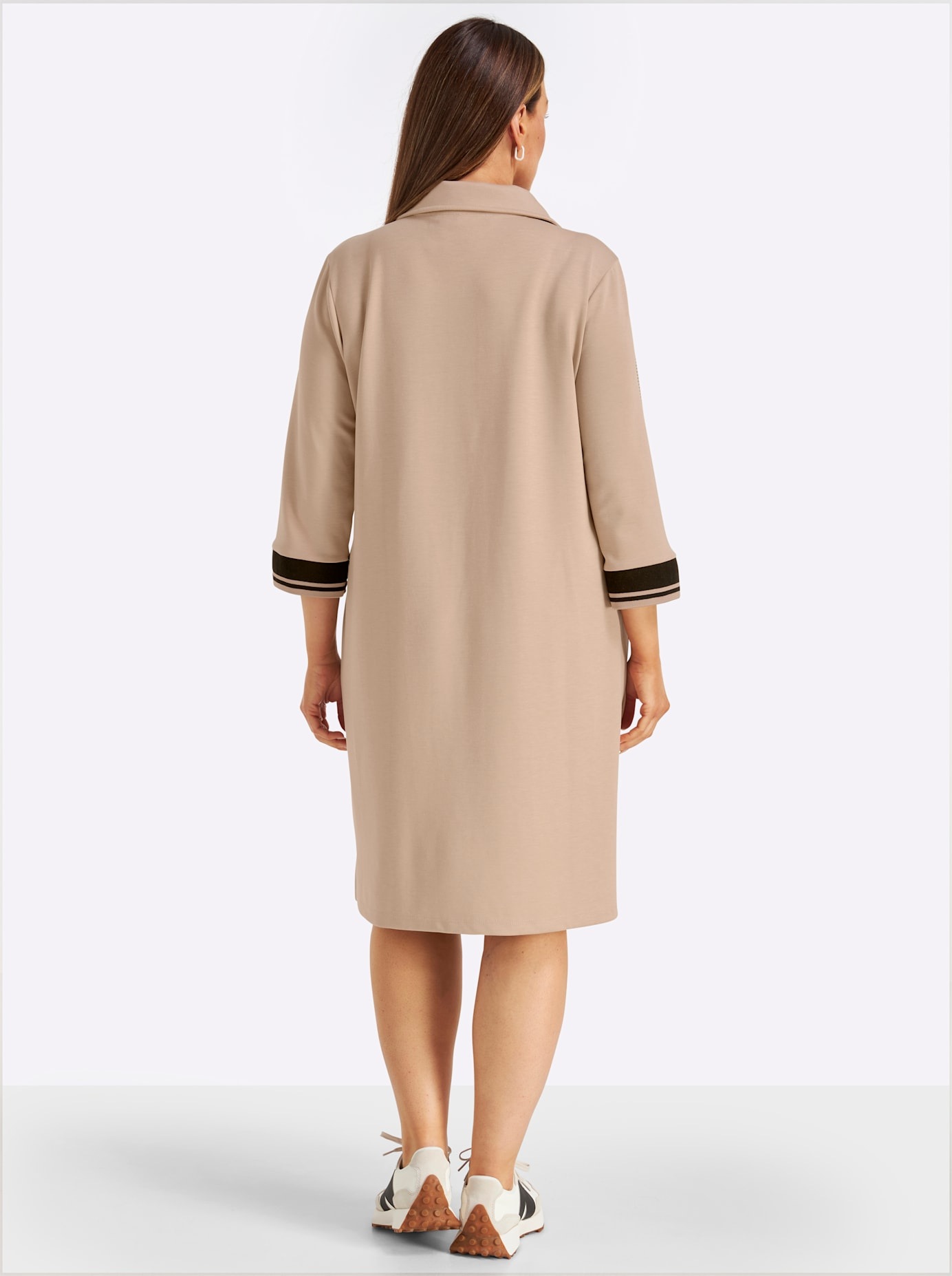 creation L Shirtkleid "Modal-Mix-Kleid" Reißverschlusstasche günstig online kaufen