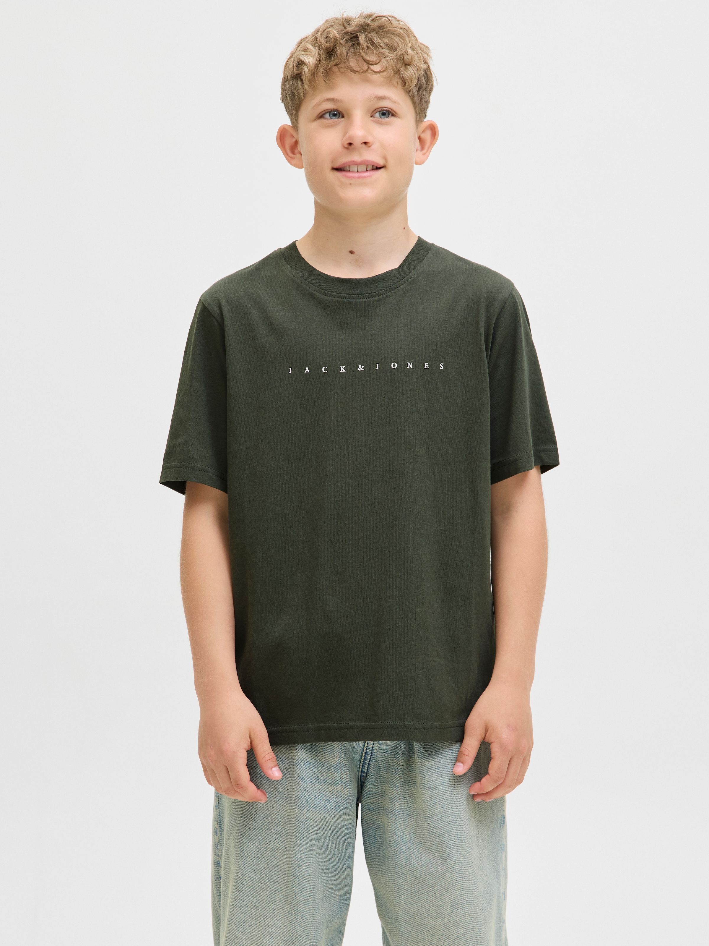 Jack & Jones Junior Kurzarmshirt »JJESTAR lässig, weich, atmungsaktiv, stylisch«, bedruckt, casual, relaxed fit, Rundhals