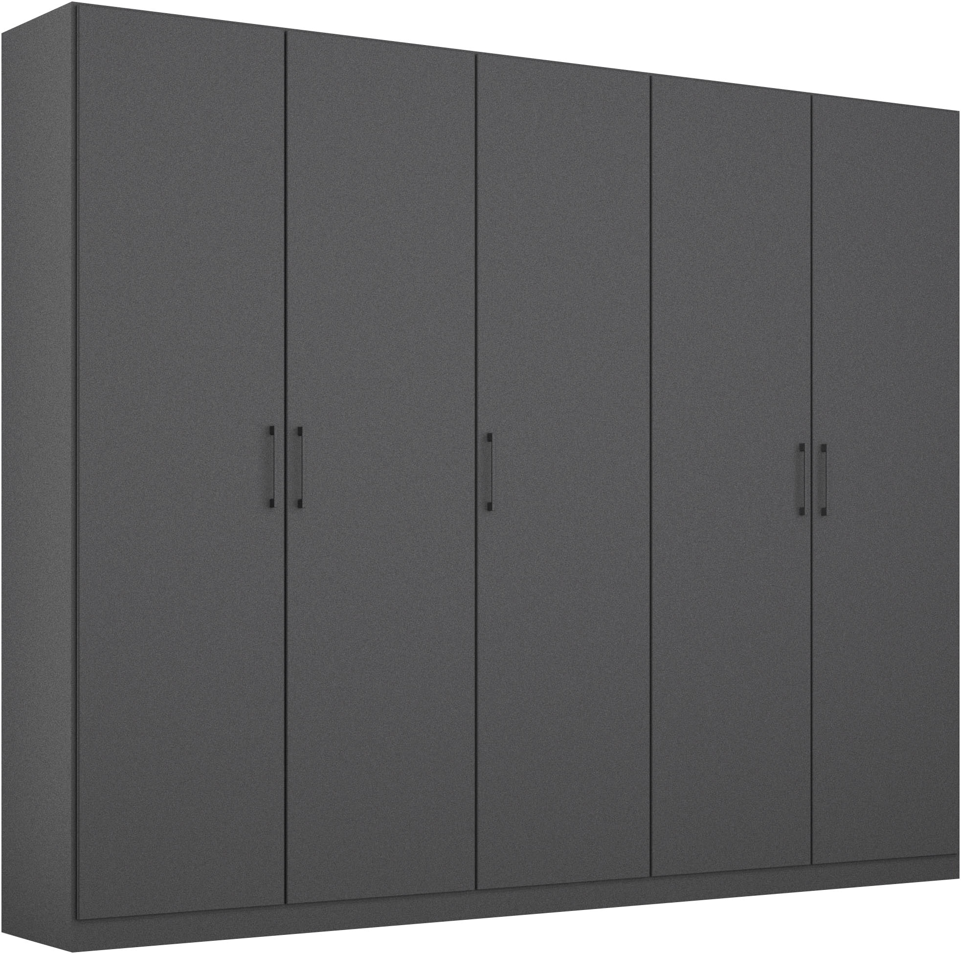rauch Kleiderschrank "Schrank Mehrzweckschrank Garderobenschrank Schlafzimmer Möbel THOR" 3 verschiedene Ausstattungen BASIC/CLASSIC/PREMIUM (inkl. SOFT-CLOSE), mit farblich passenden, modernen Metallgriffen MADE IN GERMANY