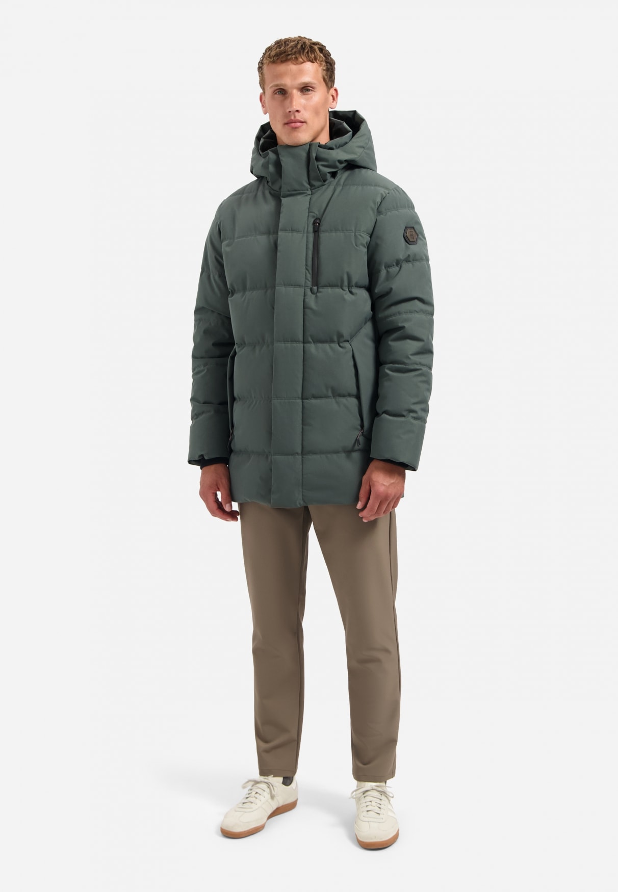 NO EXCESS Parka »No Excess Langer Steppparka SCOTT Jacket«