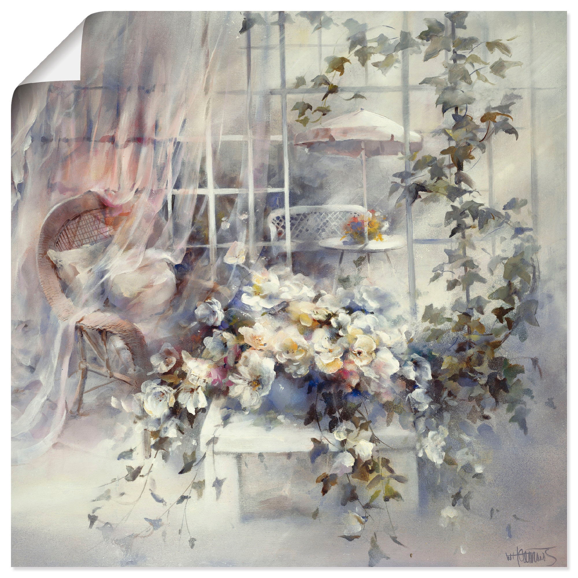 Artland Wandbild "Bezaubernde Moment" Blumen 1 Stk. tlg. als Leinwandbild, Poster in verschied. Größen