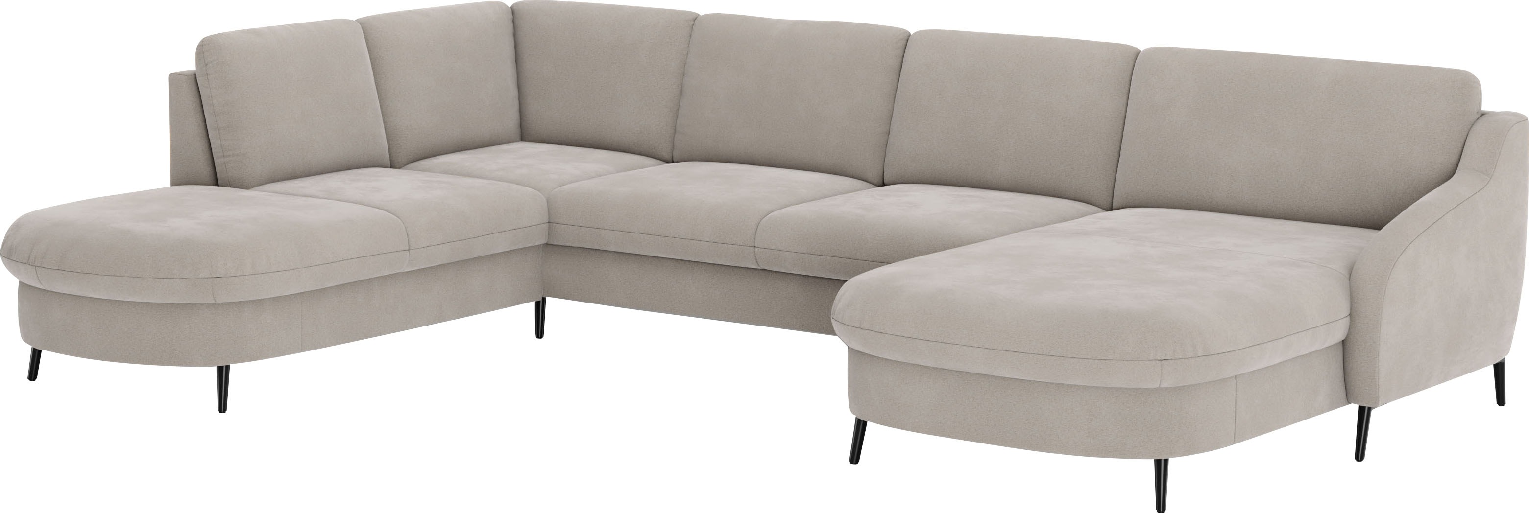 Thumbnail - sit&more Wohnlandschaft "Soul U-Form", wahlweise mit Bettfunktion und Bettkasten oder Schubkasten