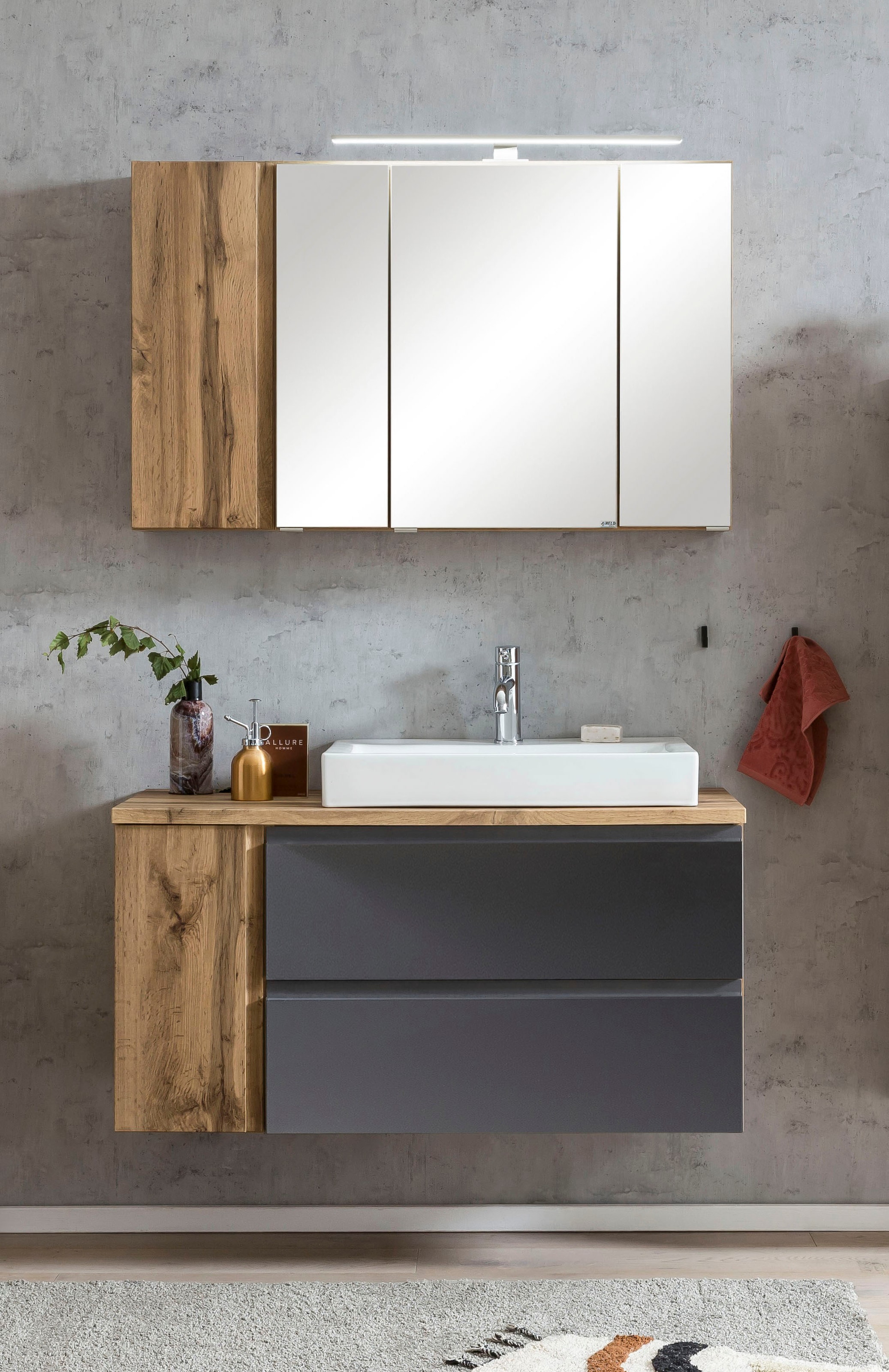 welltime Badmöbel-Set "Sölden" 2 Stk. tlg. günstig online kaufen