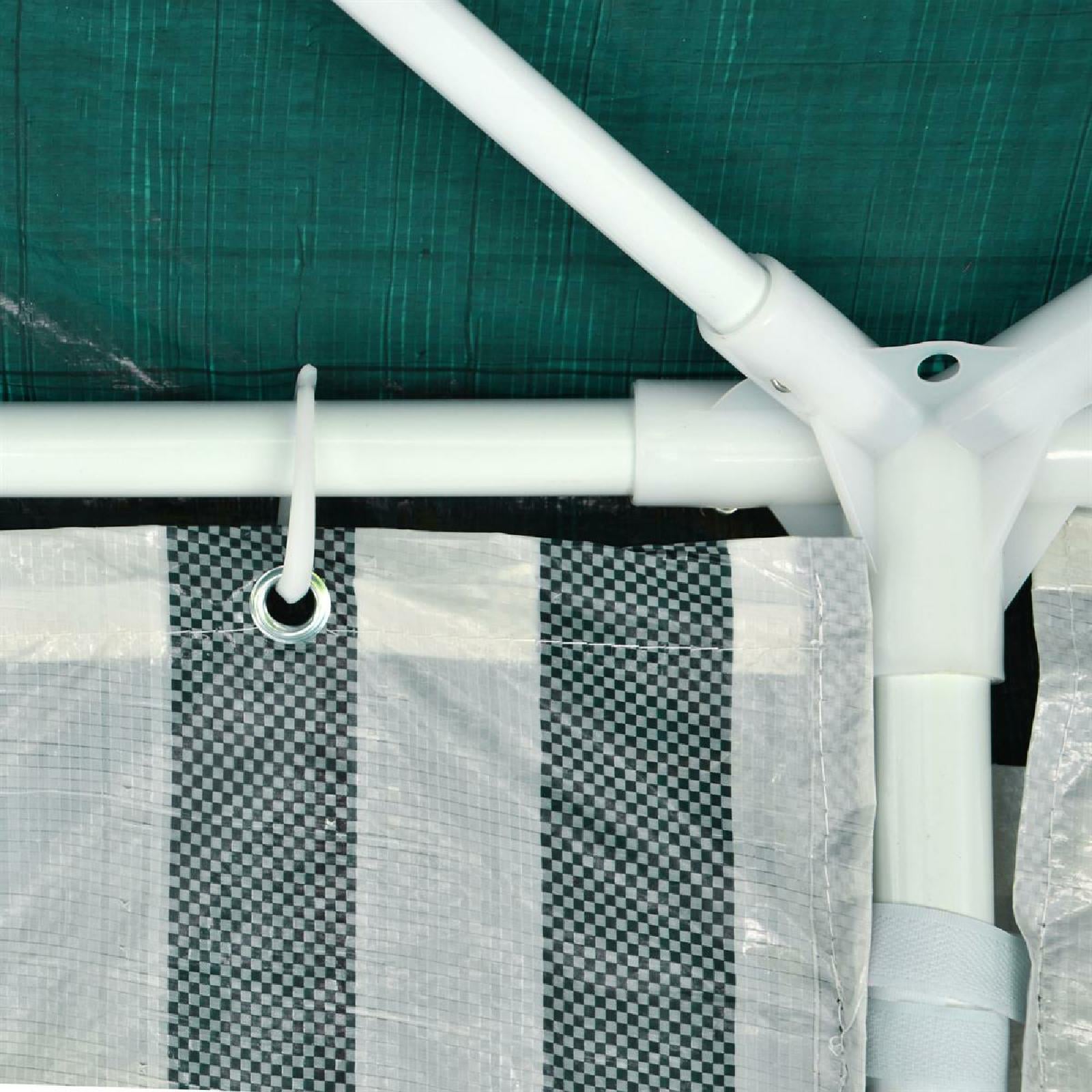 VCM Pavillon »Pavillon Partyzelt Raucherzelt GRÜN 3x6m«