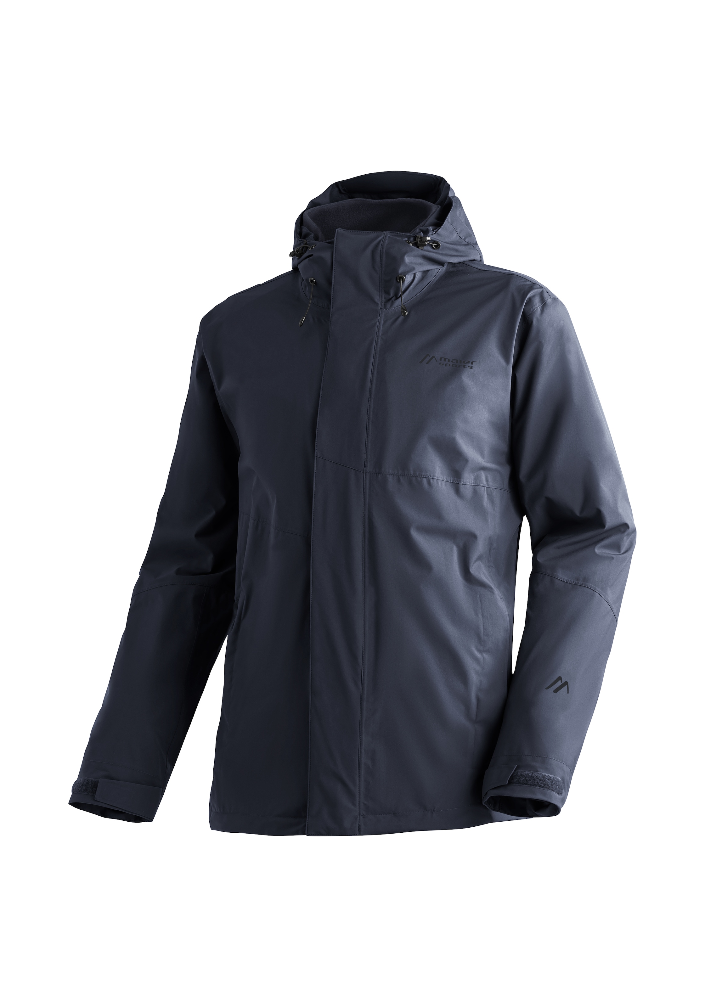 Maier Sports "Metor 3in1 M" warme Herren Jacke mit Kapuze, Winterjacke wasserdicht atmungsaktiv