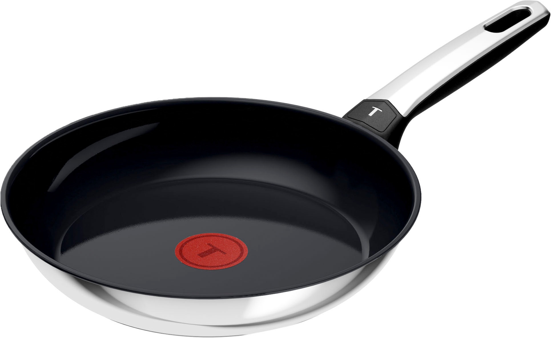 Tefal Bratpfanne "Emotion+" Edelstahl 1 tlg. Premium Edelstahl, Induktion, spülmaschinenfest, hochglanzpoliert