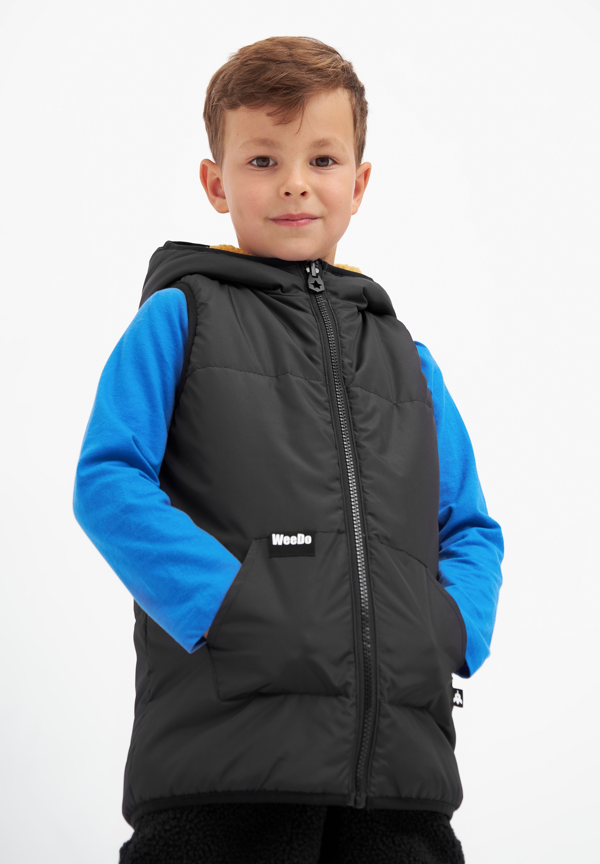 WeeDo Funktionsweste und recyceltem aus BEAR«, BAUR | Ripstop kaufen Material wasserdichter Teddy-Fleece »TEDDY