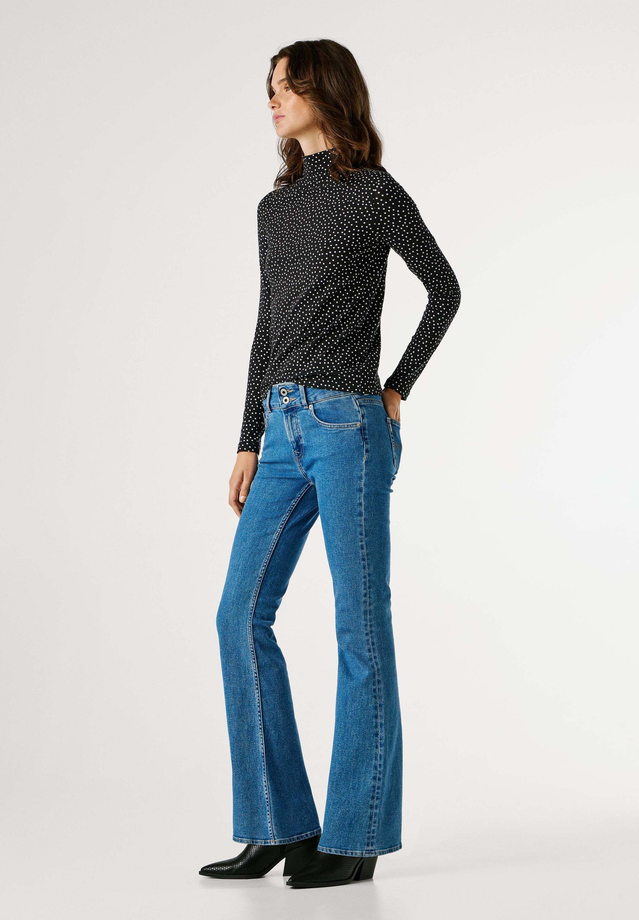 Pepe Jeans Slim-fit-Jeans »flare fit jeans FLARE JEANS MW VENUS«