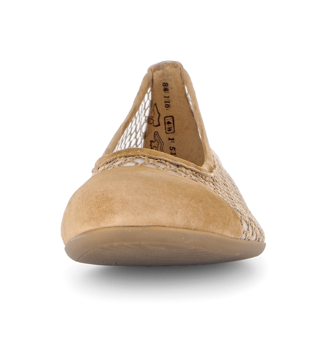 Gabor Ballerina  Frühlingsschuh, Schlupfschuh in sommerlicher Häkeloptik