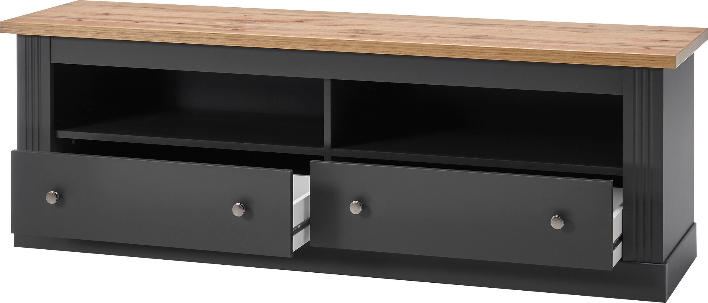 Home affaire Lowboard »Westminster TOPSELLER!«, (Breite ca. 152cm), Fernsehtisch in romantischem Landhausstil