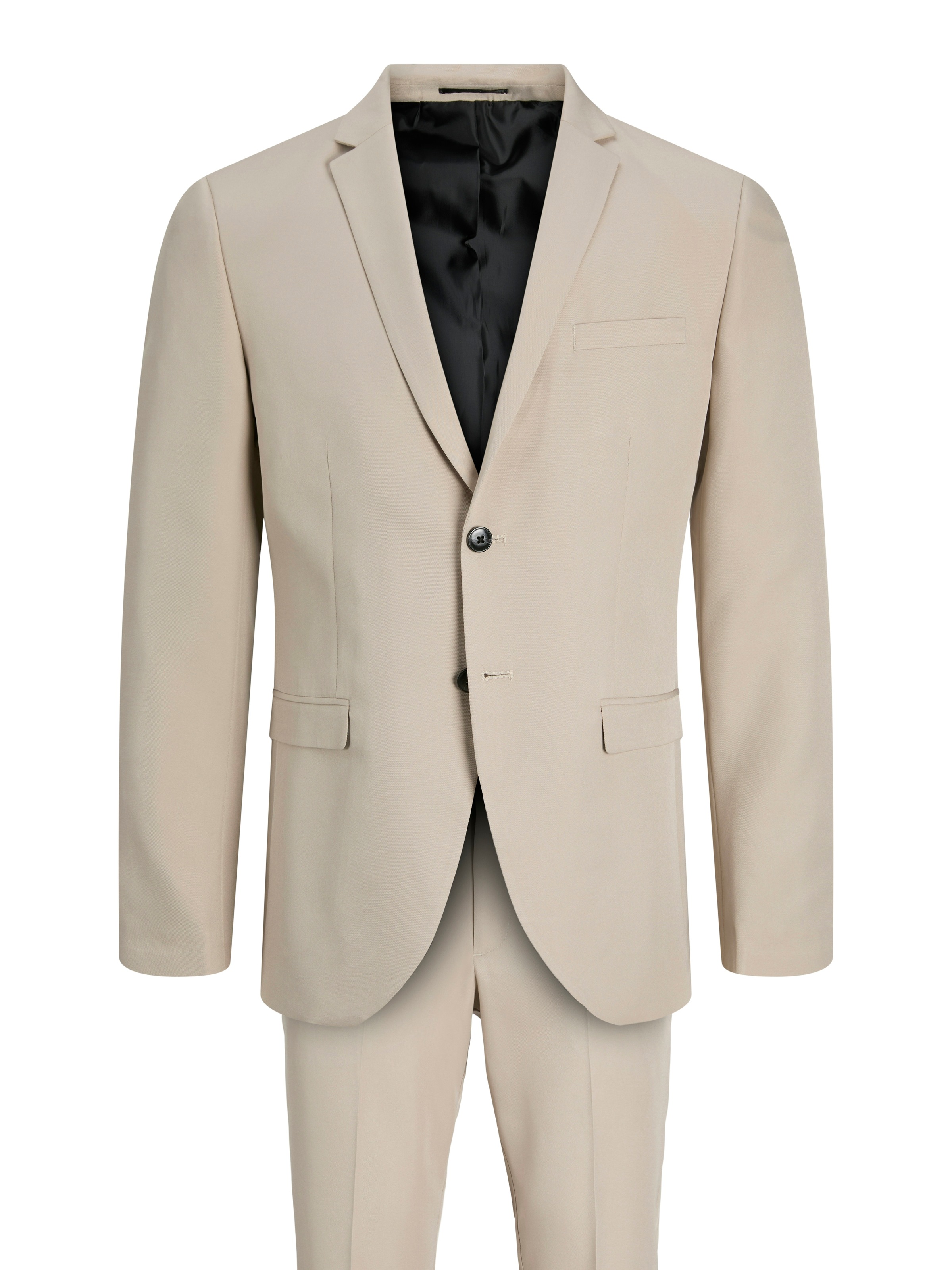 Jack & Jones Anzug »JPRCOSTA SUIT« Set, 2 tlg. tlg. sehr schmal aus Polyester, sehr schmale Passform, mit Reverskragen, Langarm-Sakko

