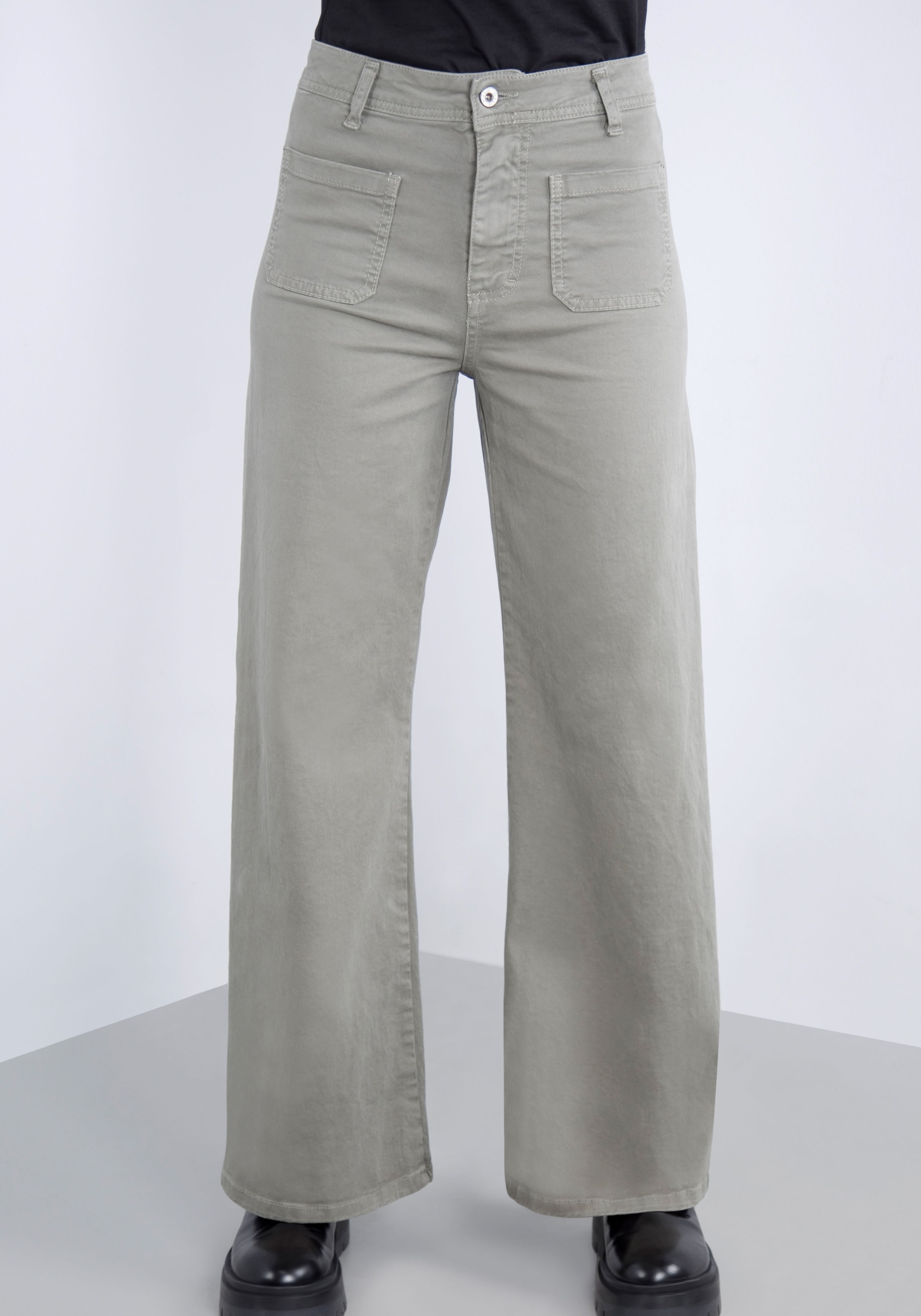 Please Jeans Schlaghose, aus hochwertigem Baumwollmix mit Stretch günstig online kaufen