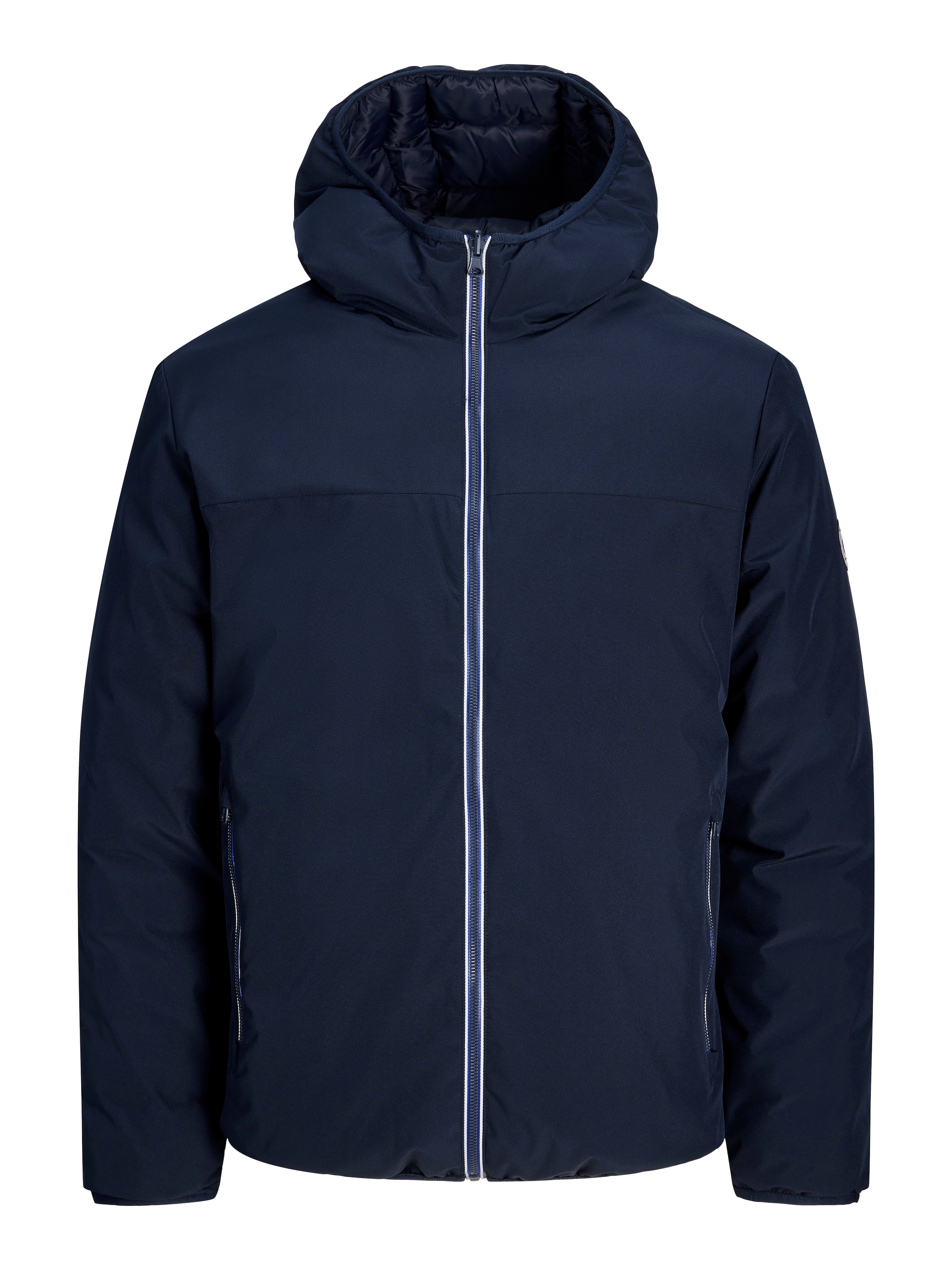 Jack & Jones Kurzjacke "JJEBROOKLYN REVERSIBLE JACKET SN" mit Kapuze Kunstfaser, regular fit