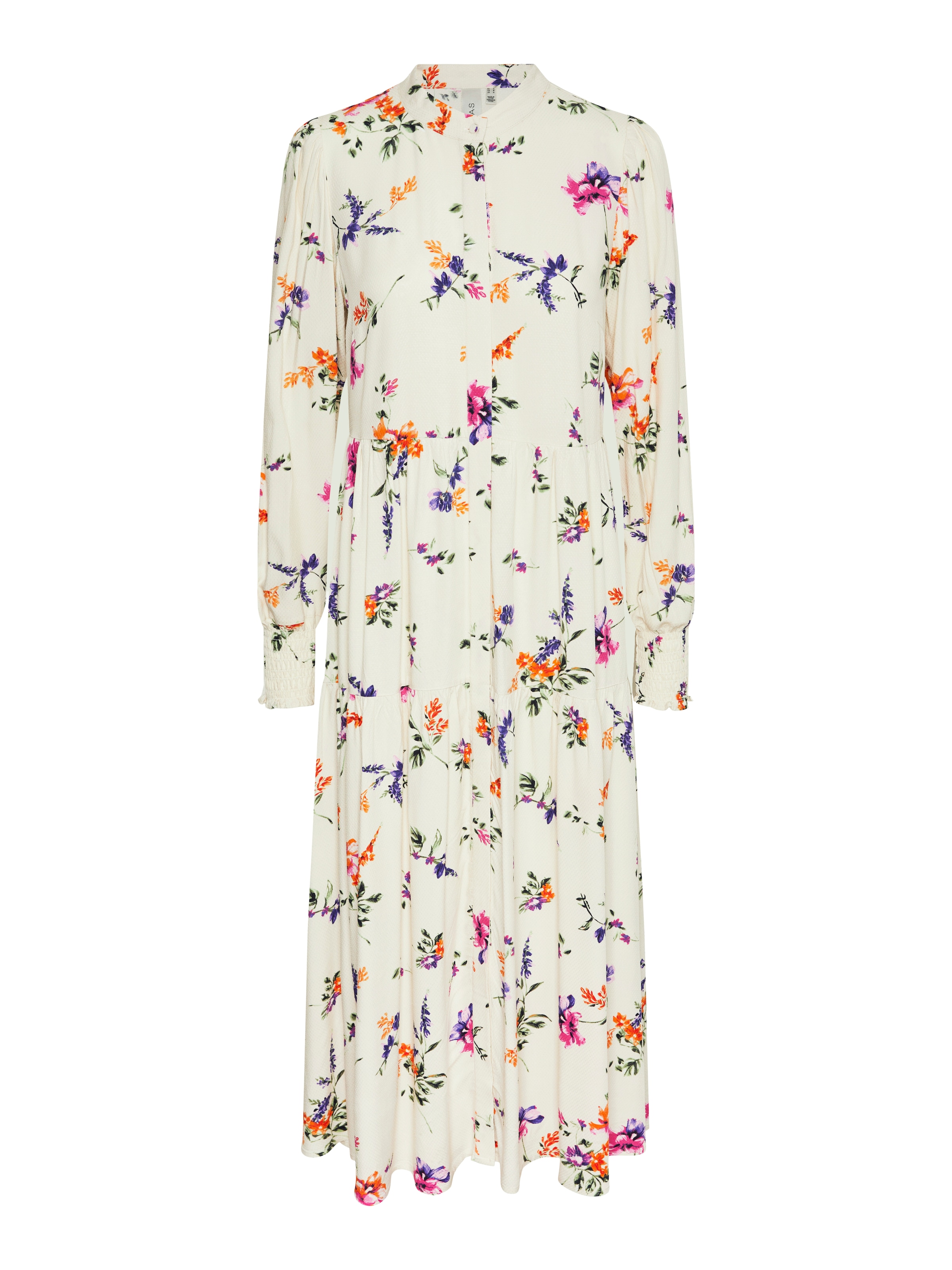 Y.A.S Druckkleid »YASASINA LS LONG SHIRT DRESS S. NOOS«