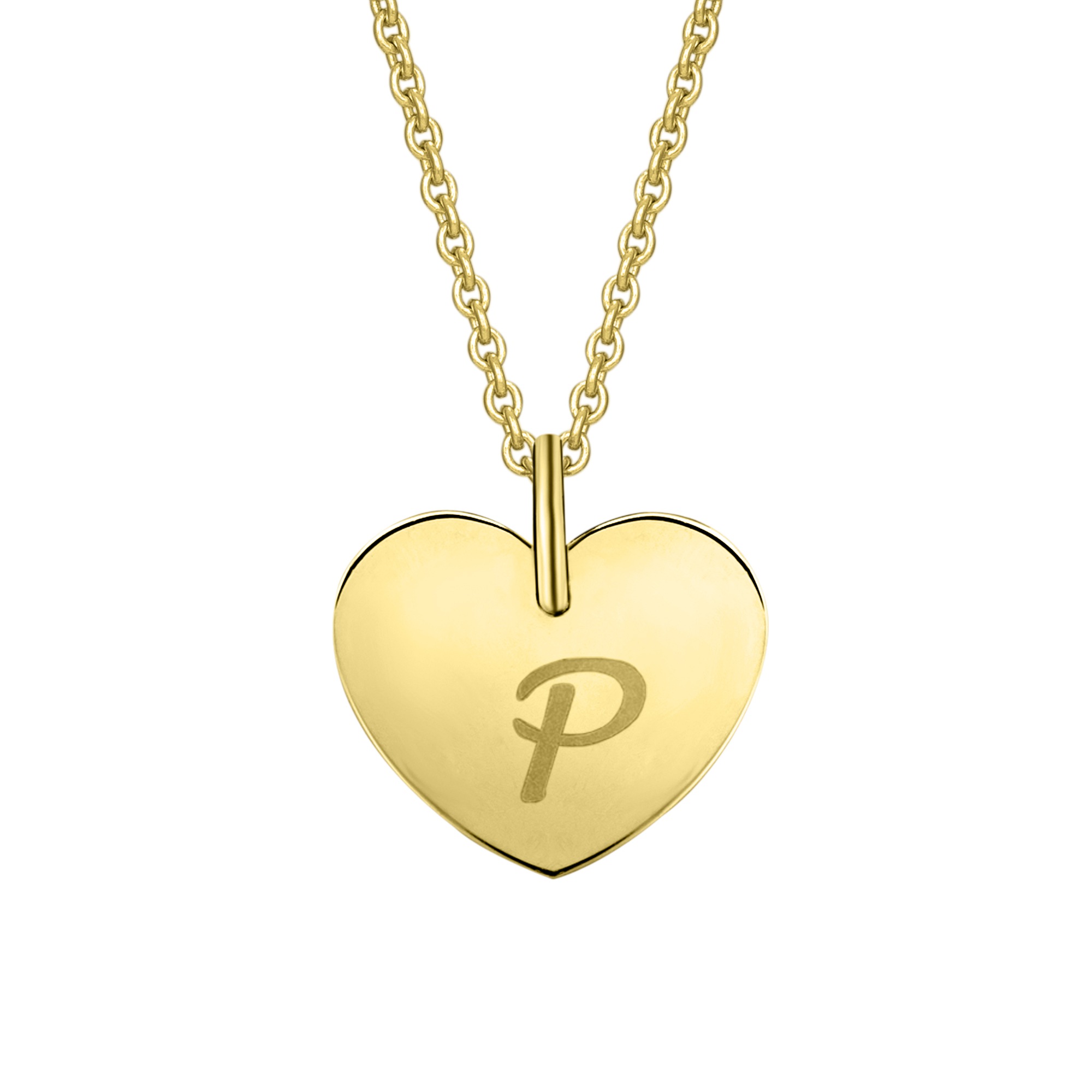 Kettenanhänger ONE ELEMENT "Herz Herz", gold, Schmuckanhänger, Damen, P, Gelbgold 333 Gold, Gelbgold 333, Gold, Kettenanhänger, Liebevoll gearbeitet – ein schönes Geschenk für besondere Momente