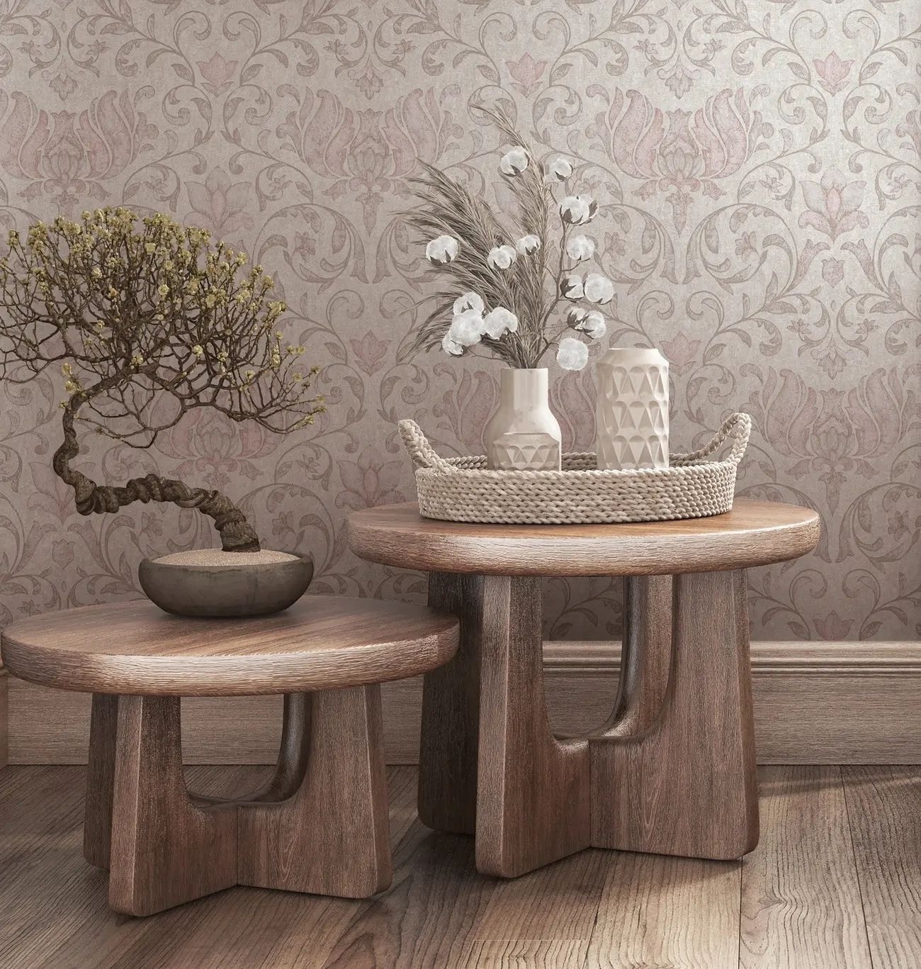 Marburg Vliestapete »Tapete Shape Depth«, floral, moderne Vliestapete für Wohnzimmer Schlafzimmer Küche