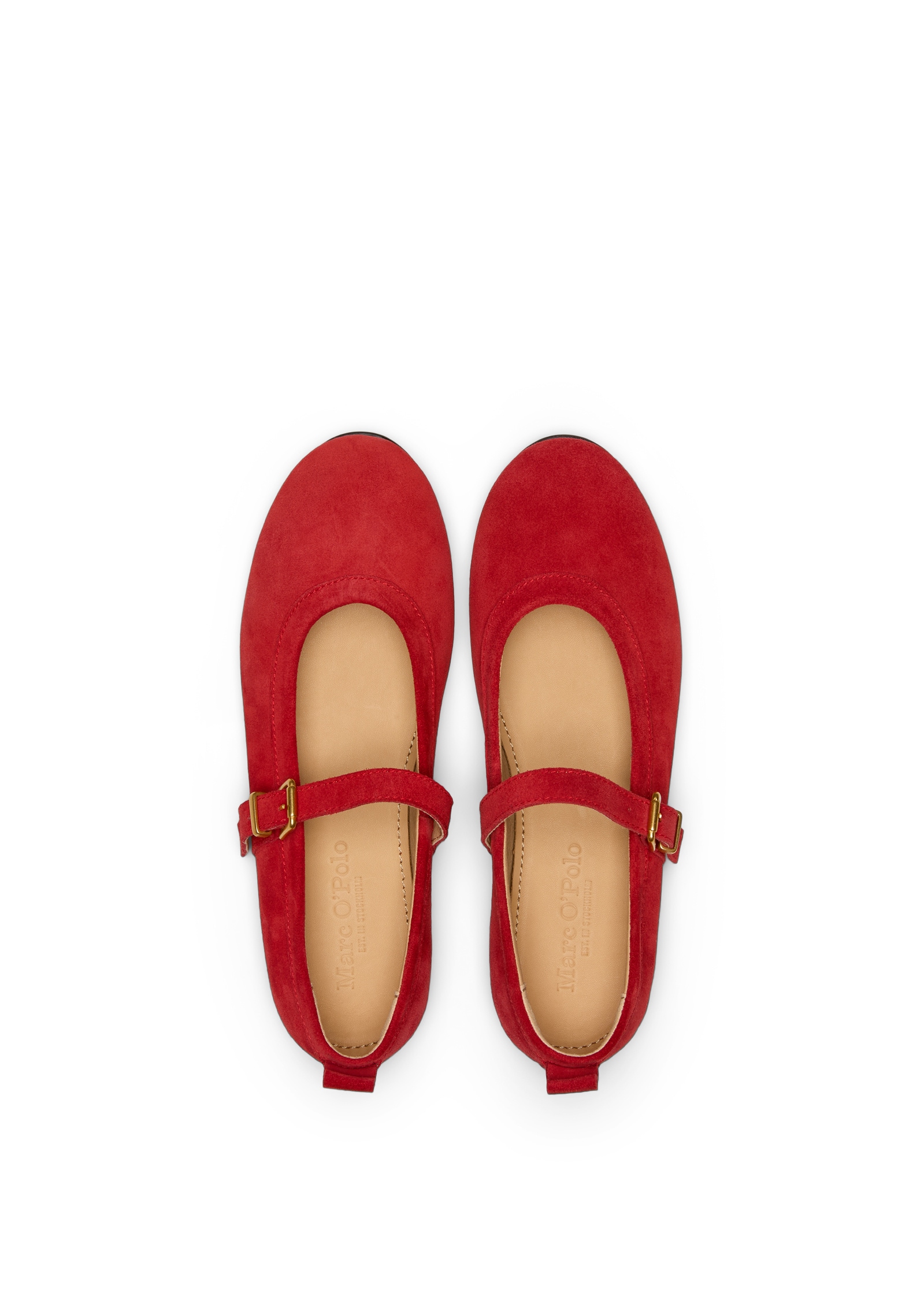 Marc O'Polo Ballerina »aus geöltem Veloursleder«