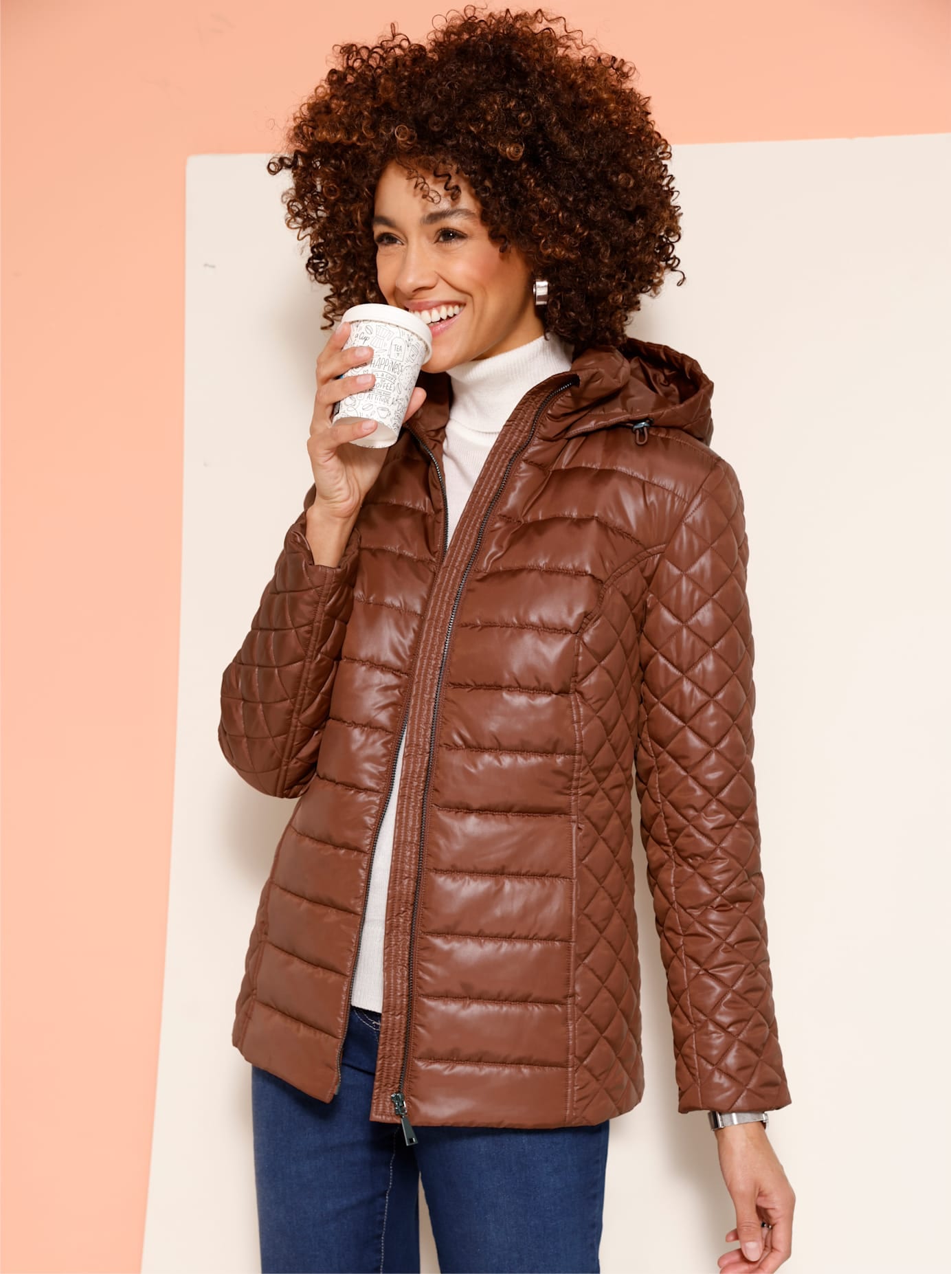 Classic Basics Steppjacke, mit Kapuze günstig online kaufen