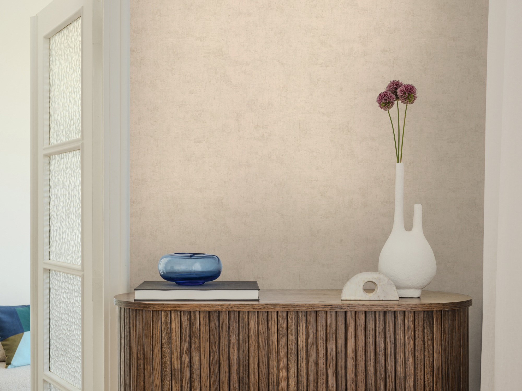 A.S. Création Vliestapete »Schlichte Tapete in feiner Leinenstruktur« matt strukturiert Zarte Struktur für eine ruhige, wohnliche Atmosphäre