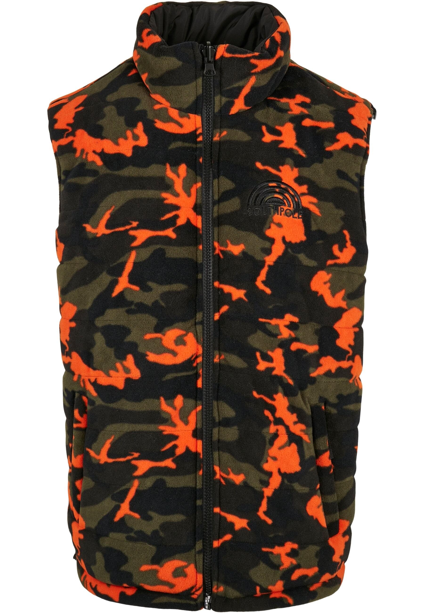 Southpole Jerseyweste »Southpole Herren Southpole Reversible Bubble Vest«, (1 tlg.)
