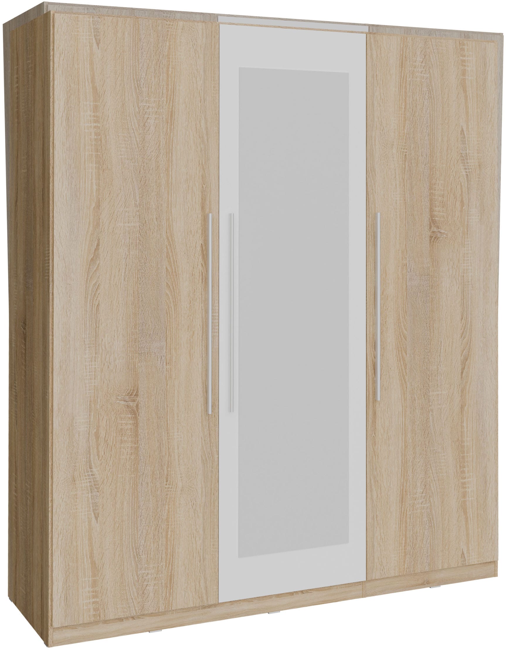 FORTE Kleiderschrank "Drehtürenschrank 2T/1ST" B/H/T 180,6/212,9/59 cm, Stauraum, Spiegeltüre
