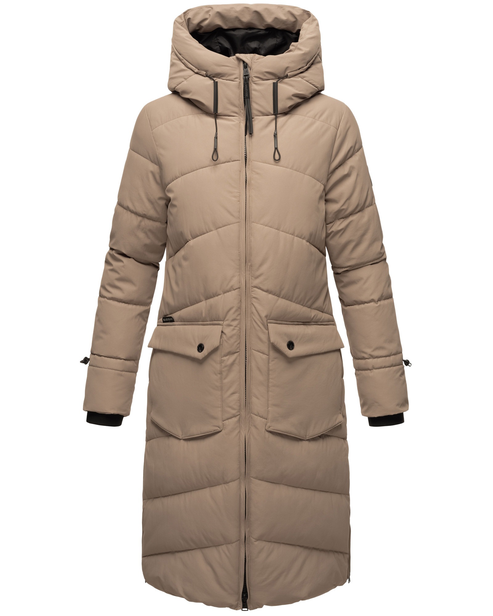 Marikoo Winterjacke »Tomomii XVI«, warmer Winter Stepp Mantel mit Kapuze