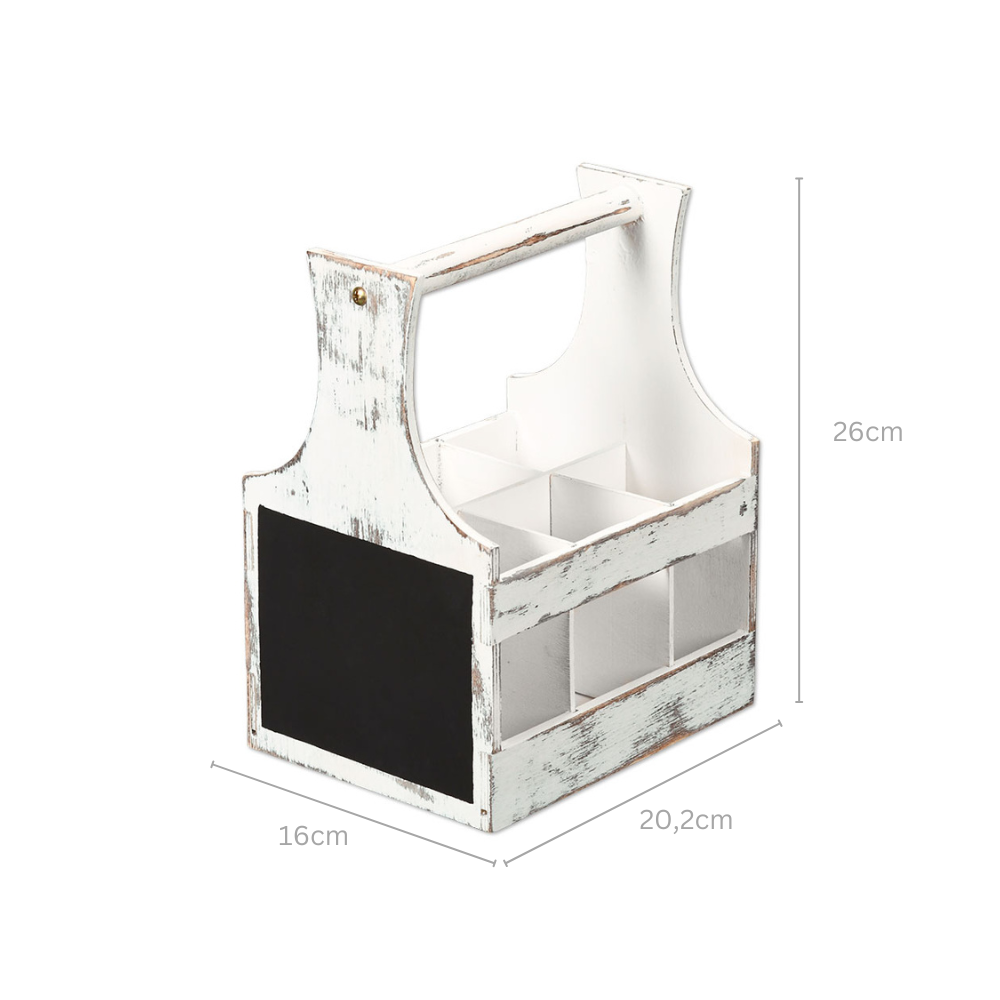 KESPER® Besteckträger mit 6er  Einteilung und Kreidetafel