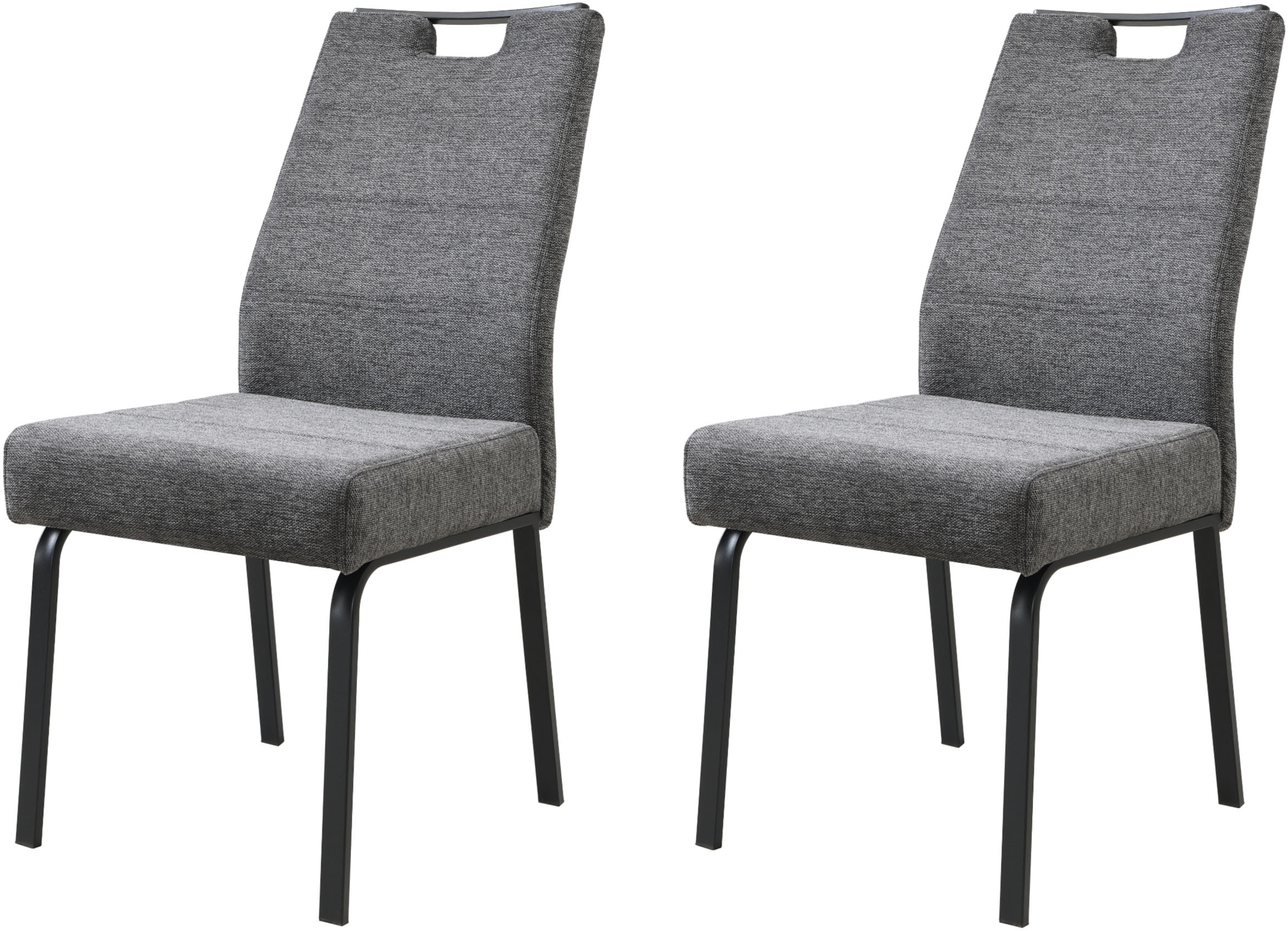 HELA 4-Fußstuhl "ELVAS" (Set) 2 Stk.XL-Sitzbreite, mit Federkorb, 140kg belastbar