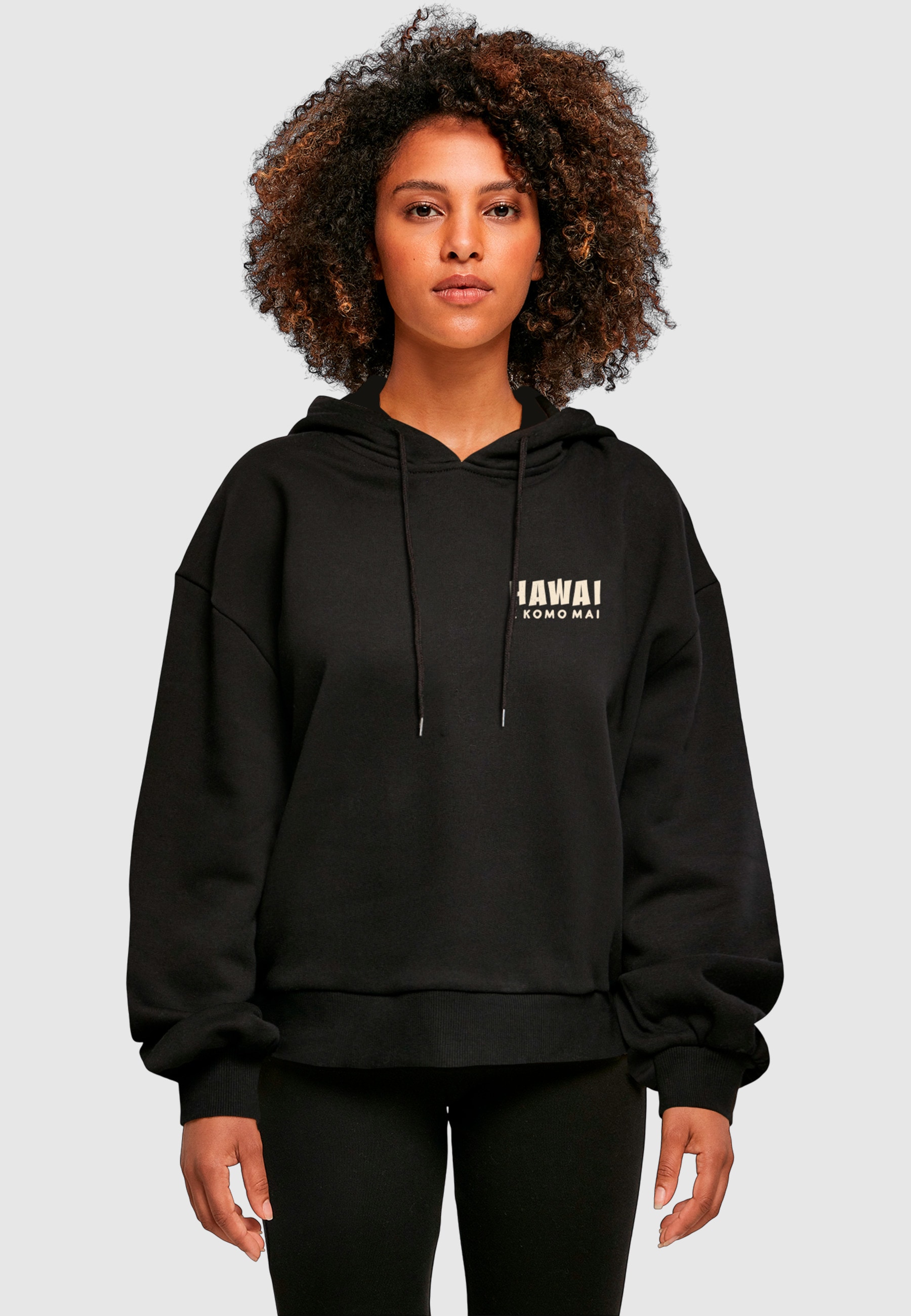 Merchcode Kapuzenpullover »Merchcode Ladies Hawai Oversized Hoody« 1