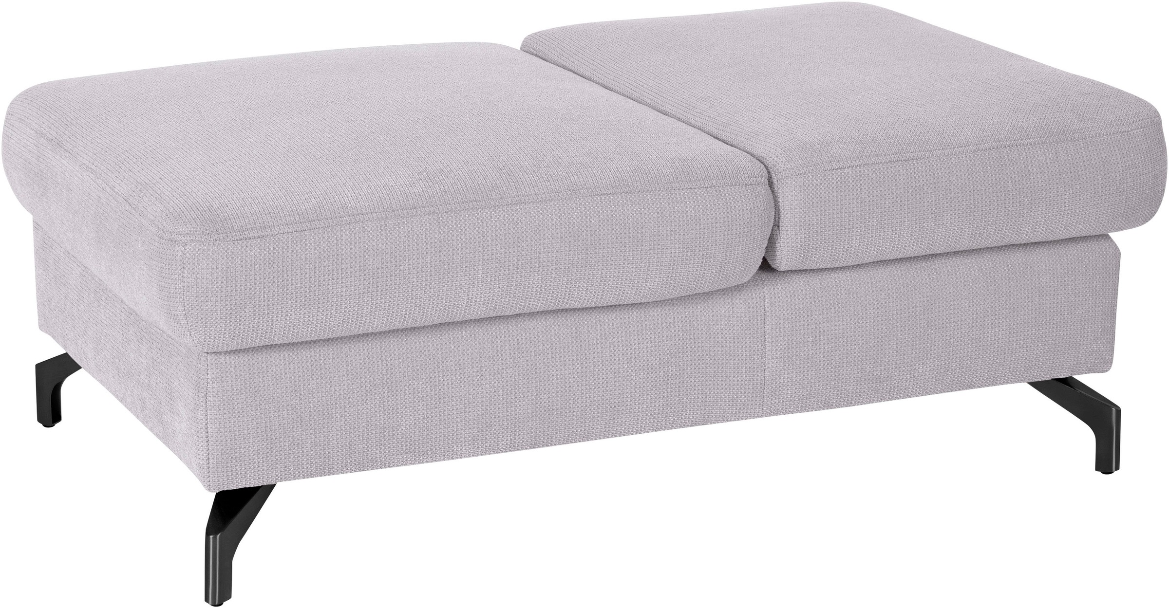 sit&more Hocker "Percy", Fußhöhe 12 cm, mit Klappfunktion, wahlweise in 2 Fußfarben