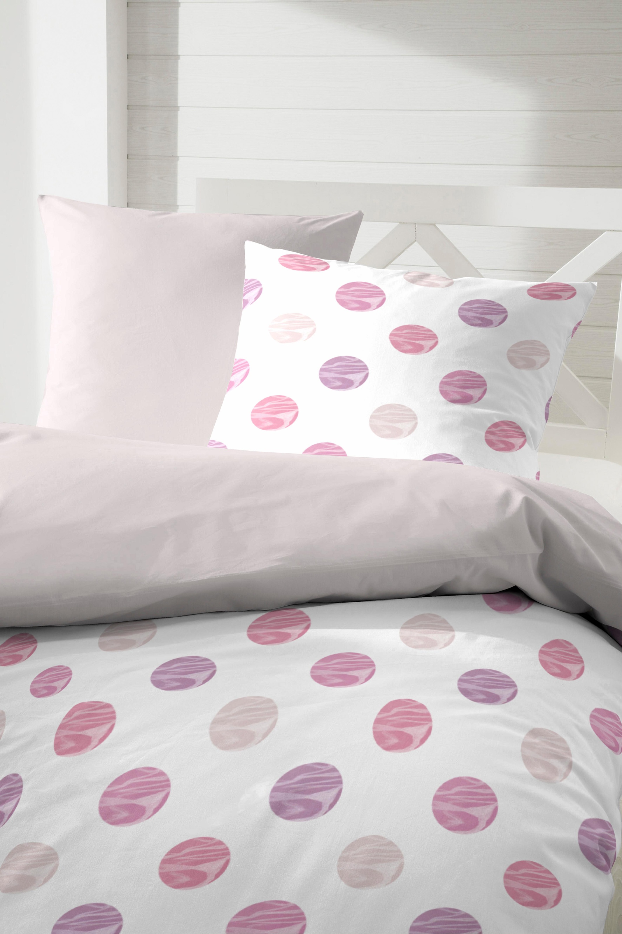 Primera Wendebettwäsche "Nalia" 2 Stk. mit Kreisen günstig online kaufen