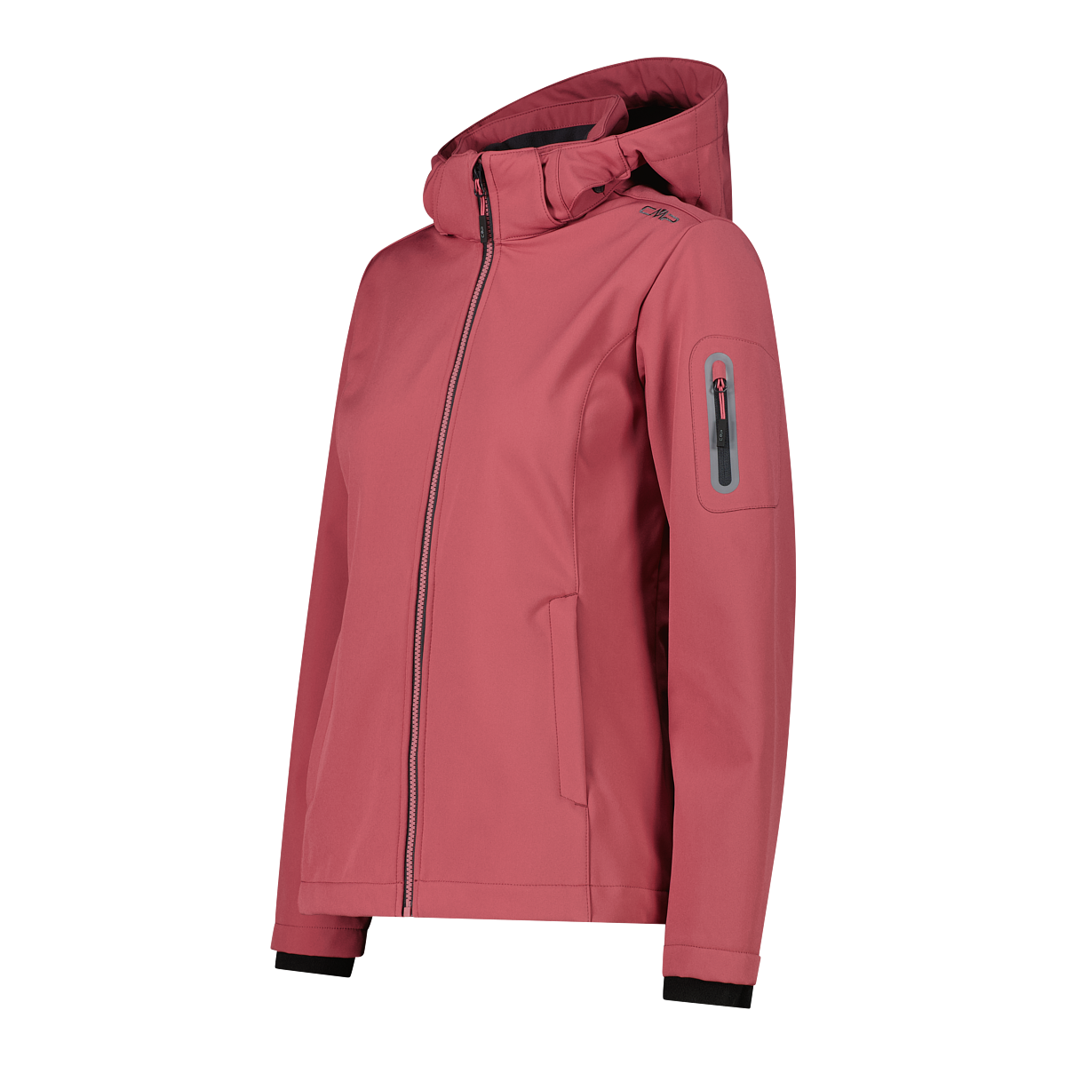 CMP Softshelljacke »WOMAN JACKET ZIP HOOD«, (1 St.), Wärmend & wind- & wasserabweisend