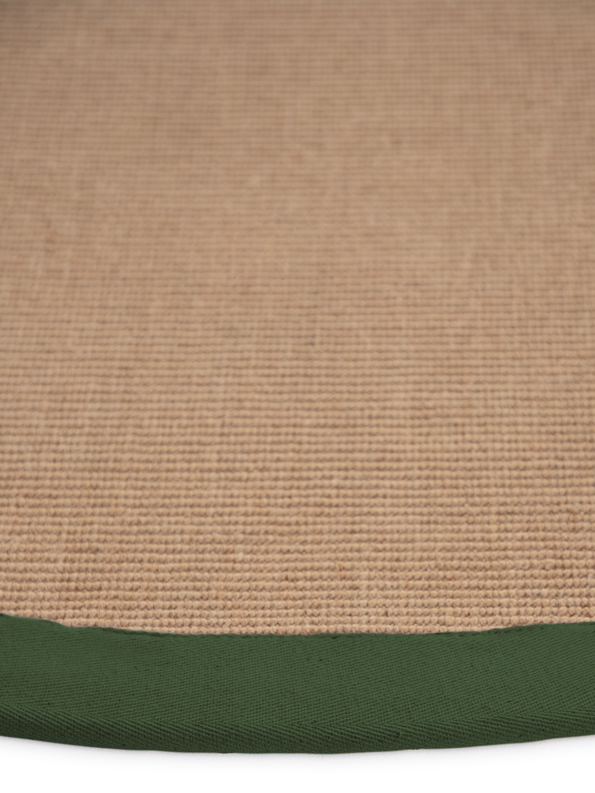 carpetfine Sisalteppich »Sisal«, rund, 5 mm Höhe, mit farbiger Bordüre, Anti-Rutsch Rückseite