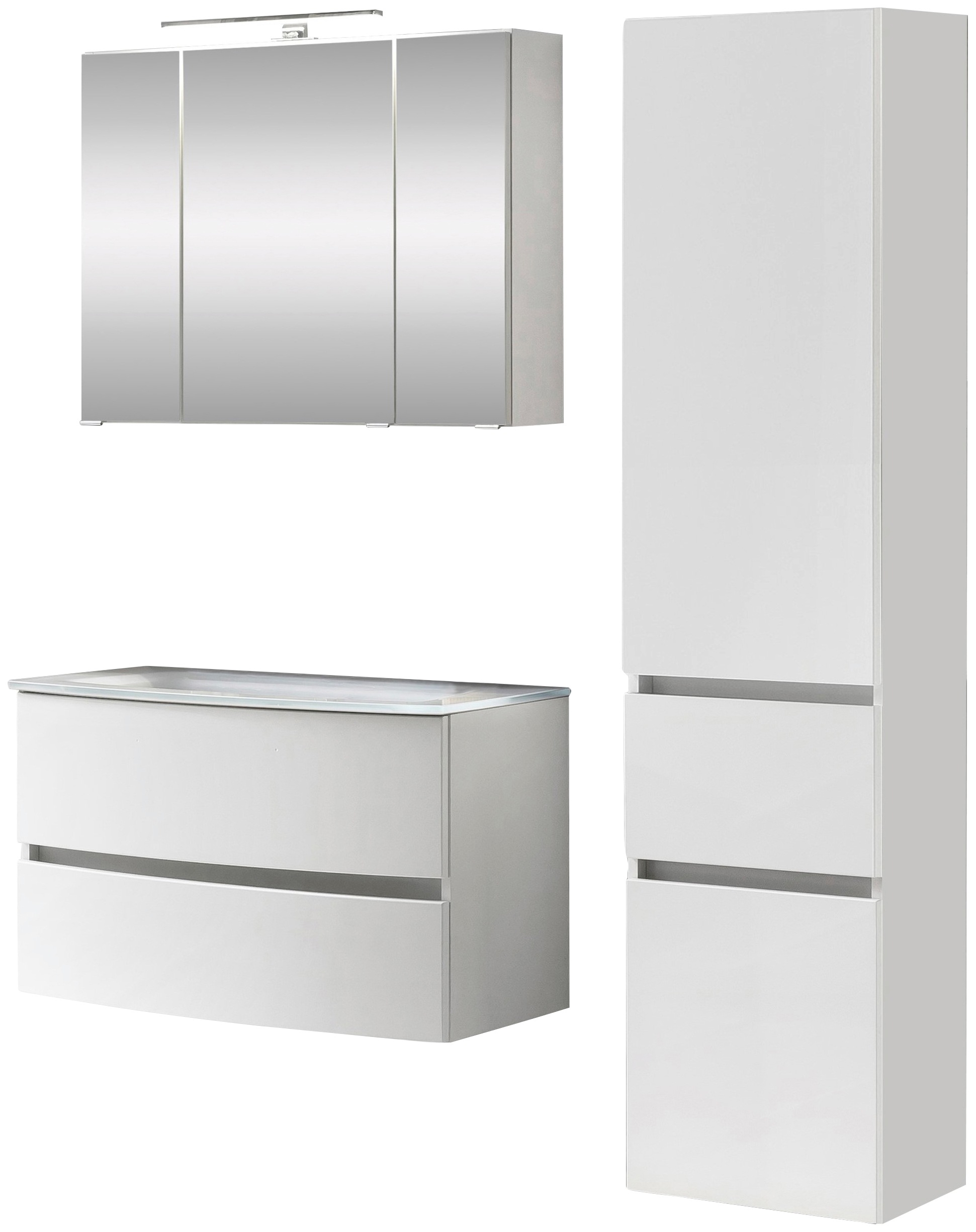 welltime Badezimmer-Set "Kaunas" Set, 3 Stk. tlg. günstig online kaufen