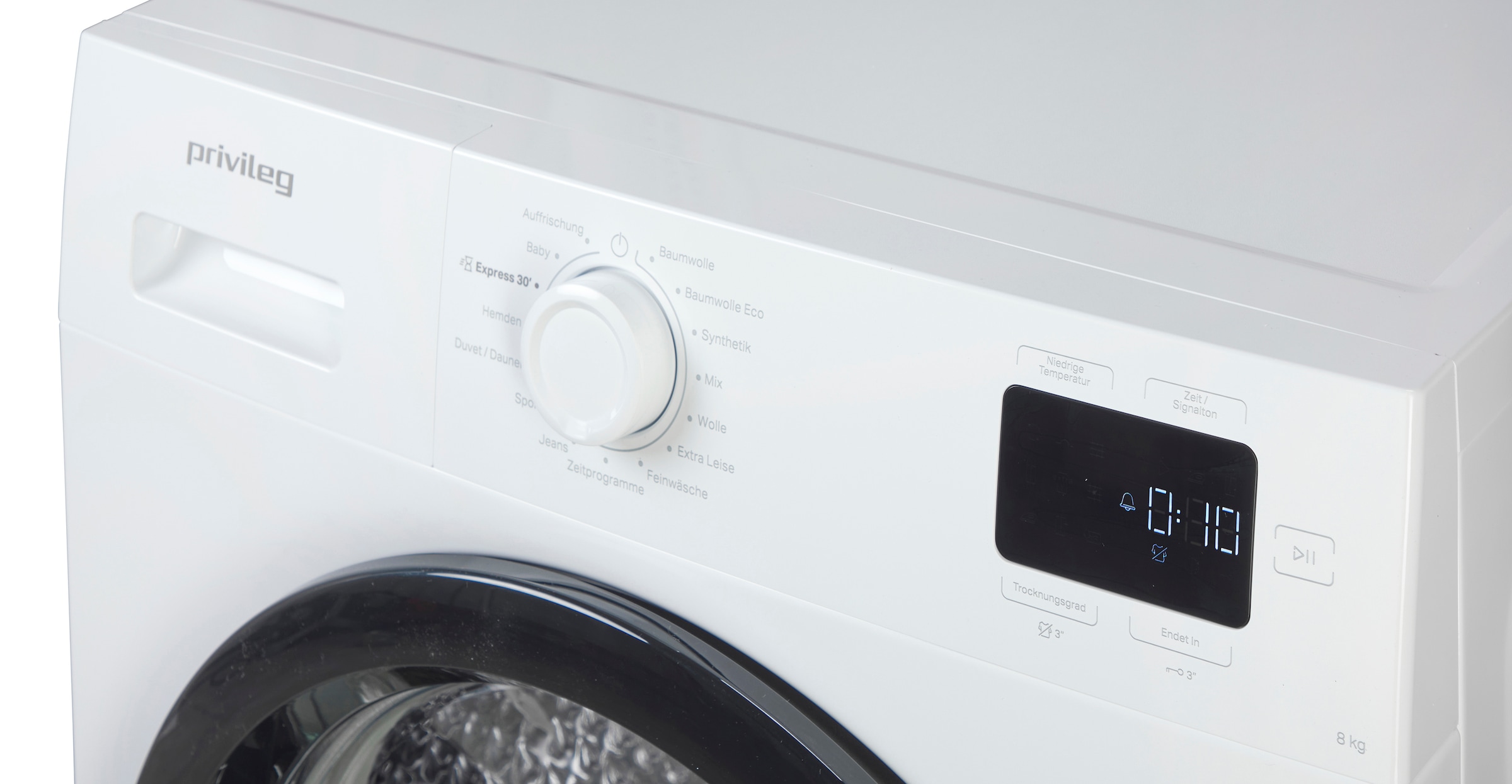 Privileg Wärmepumpentrockner »PT 840C W« MyTimeDryer Knitterschutz – verhindert die Bildung von Knitterfalten