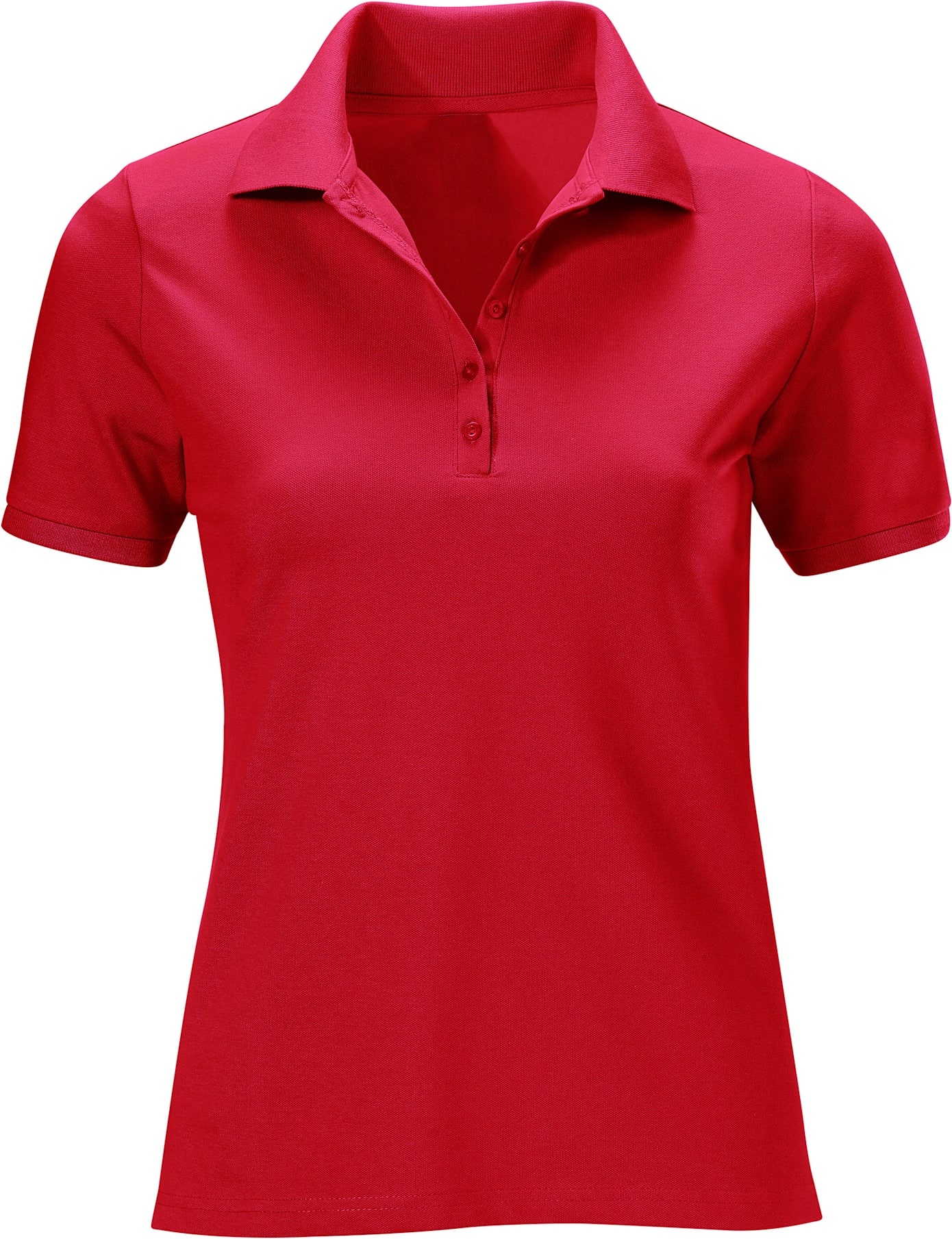 HEINE Damen Poloshirt Rot Gr. 42 3