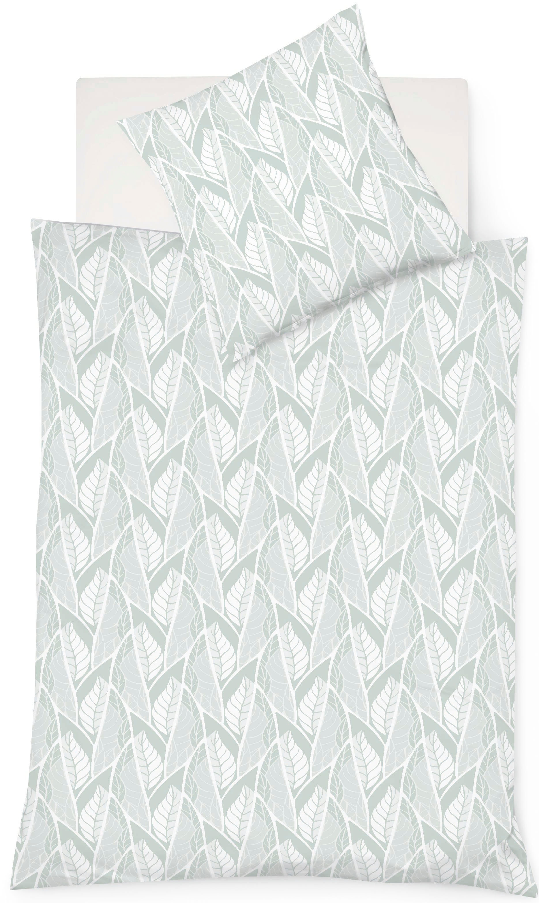 fleuresse Bettwäsche "Lech 4391" 2 Stk. Jacquard Flanell, Baumwolle, in Gr. 135x200, 155x220, 200x200cm